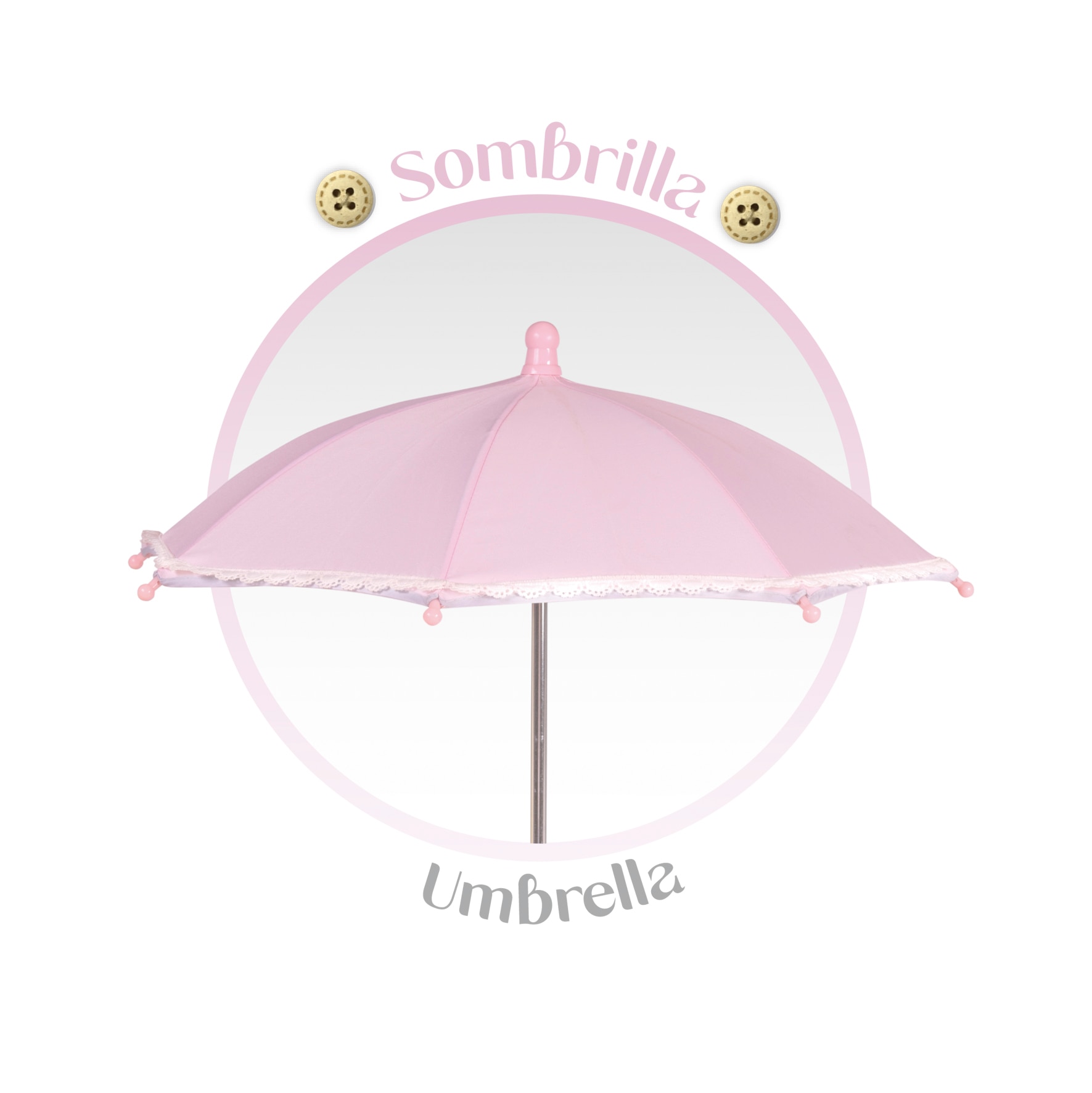 Coche de muñecas Plegable Con Sombrilla Sophie Decuevas Toys 6