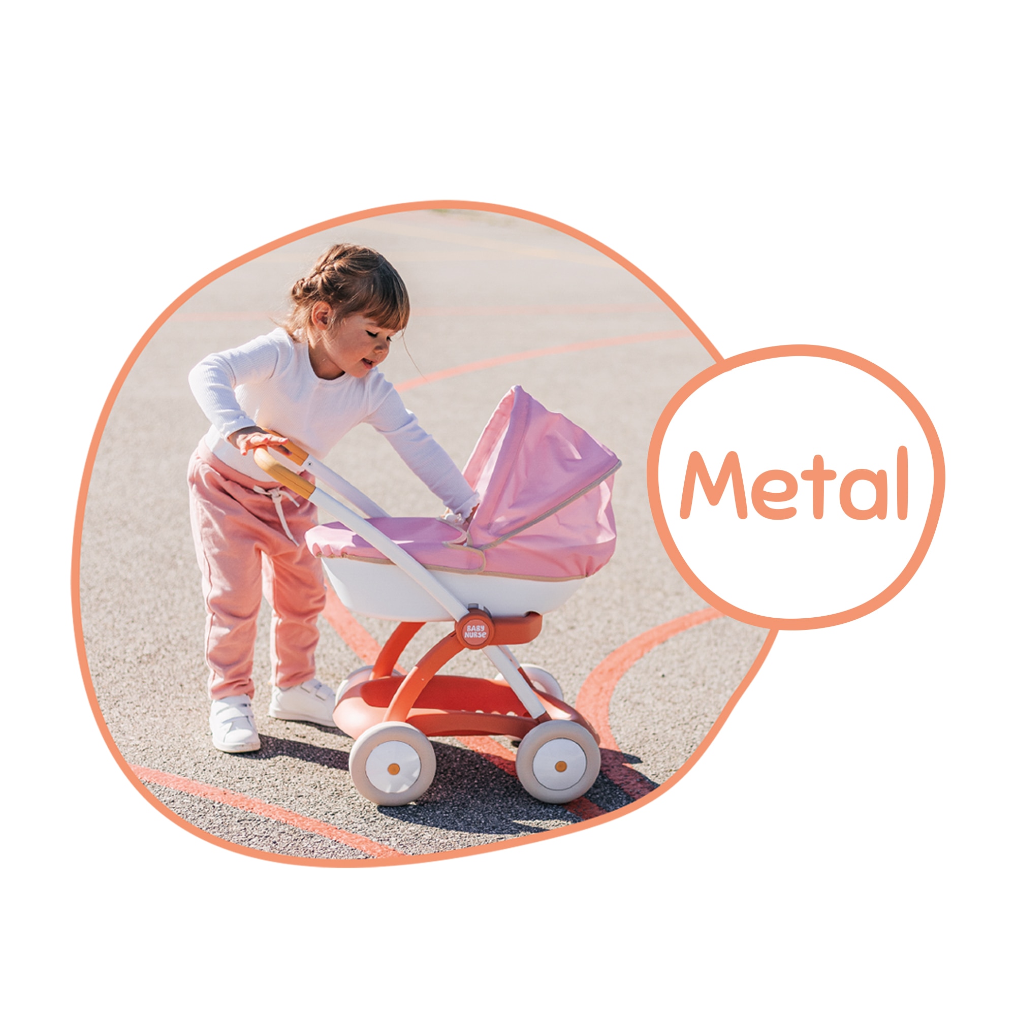 Carro para muñecas Prop Pram Smoby Picó Simba 7
