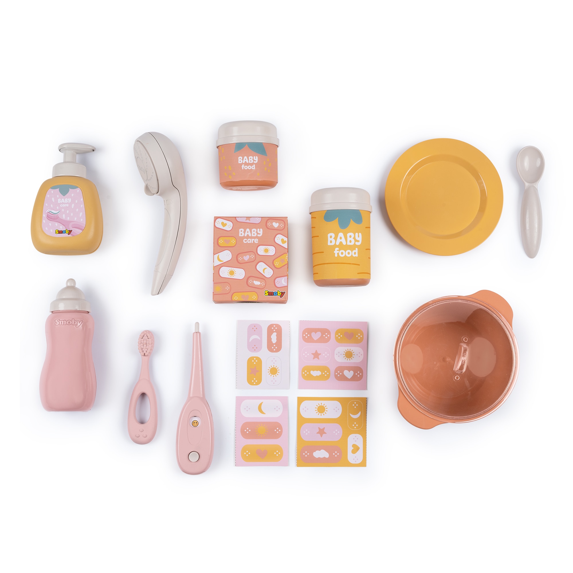La Casa de los bebés con tres Áreas de Juego: Comedor, Baño y Dormitorio. Con muchos accesorios Smoby 2