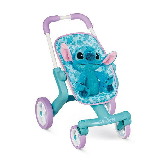 Imagen 0 de Sillita paseo Stitch con peluche 25 cm incluido Smoby
