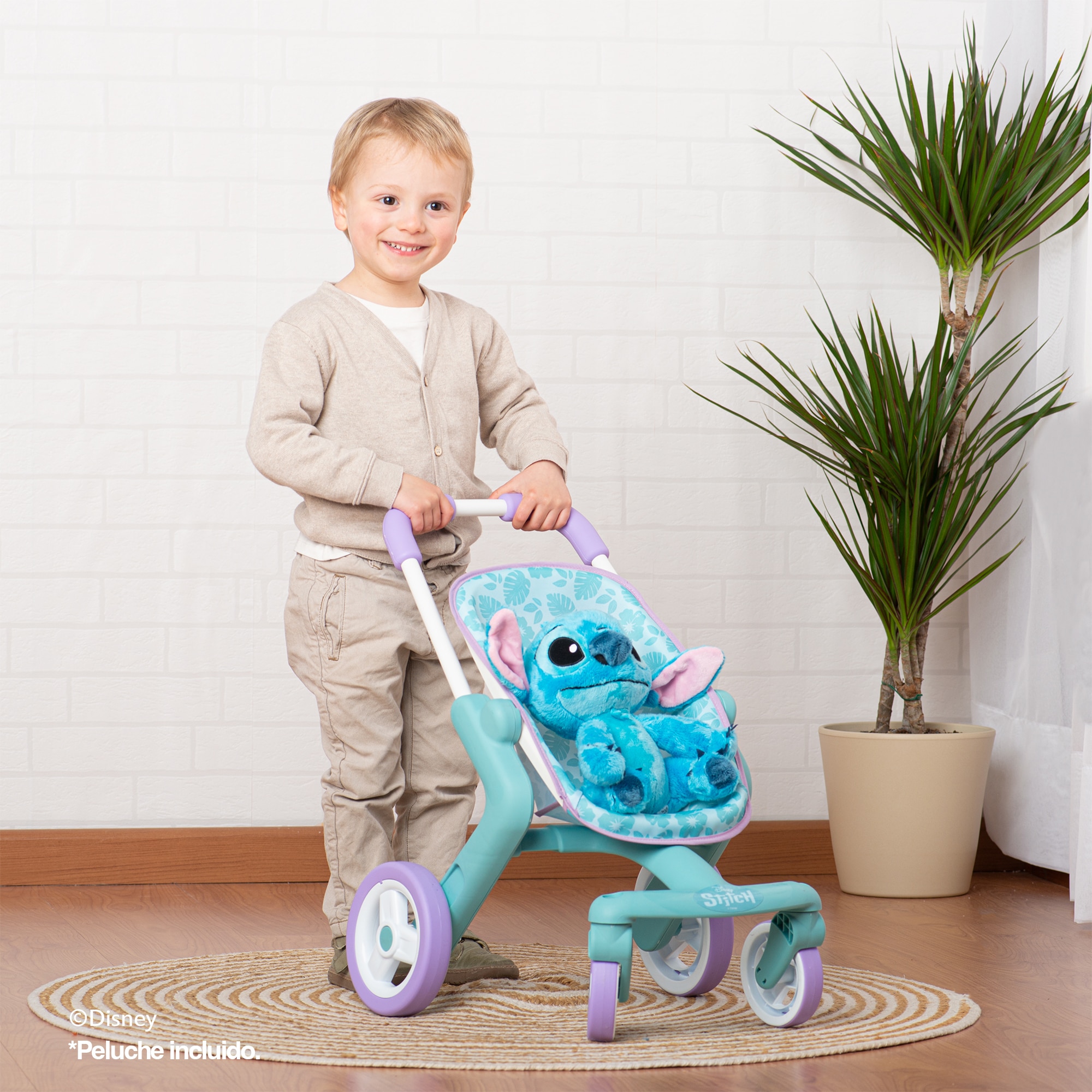 Carrinho de Passeio Stitch com Peluche 3