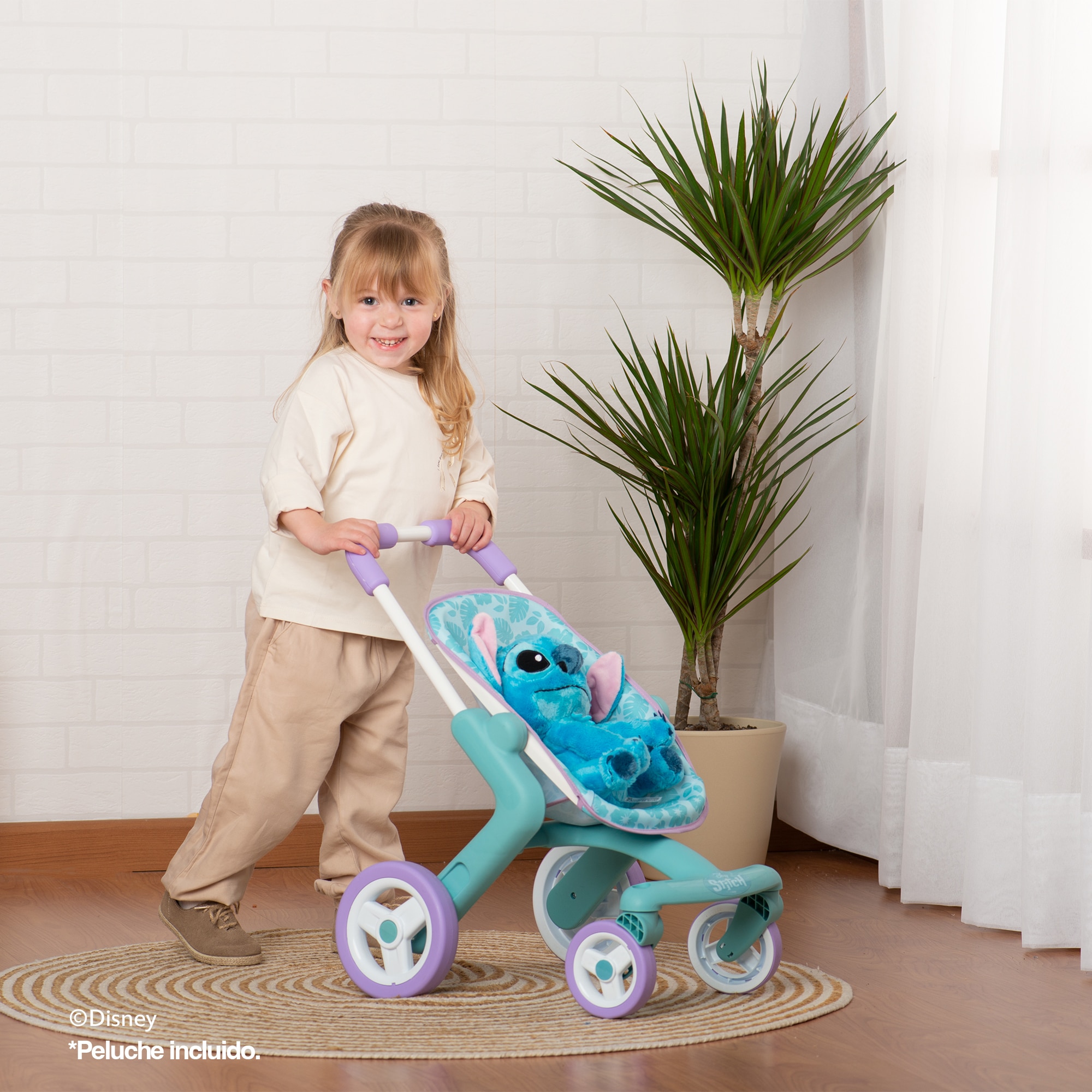 Carrinho de Passeio Stitch com Peluche 4