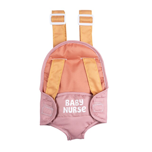 Imagen 0 de Mochila portabebés para muñeco bebé de hasta 42cm y 2 correas ajustables Smoby