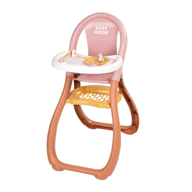 Imagen 0 de Trona Baby Nurse con 2 accesorios para muñecos de hasta 42 cm Smoby