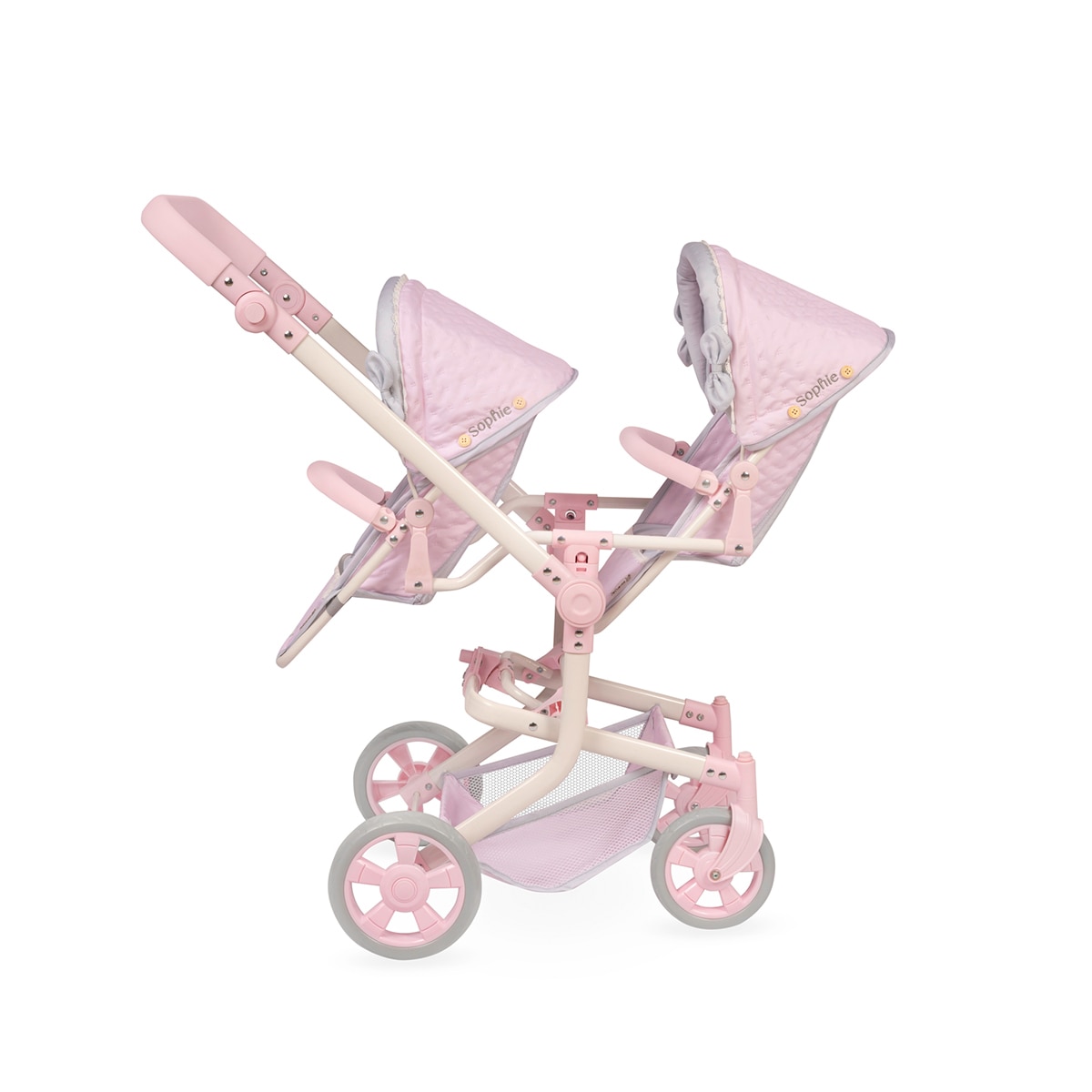 Accesorio de muñecas, Silla gemelar de muñecas, multiposicion y plegable Sophie DeCuevas Toys 2
