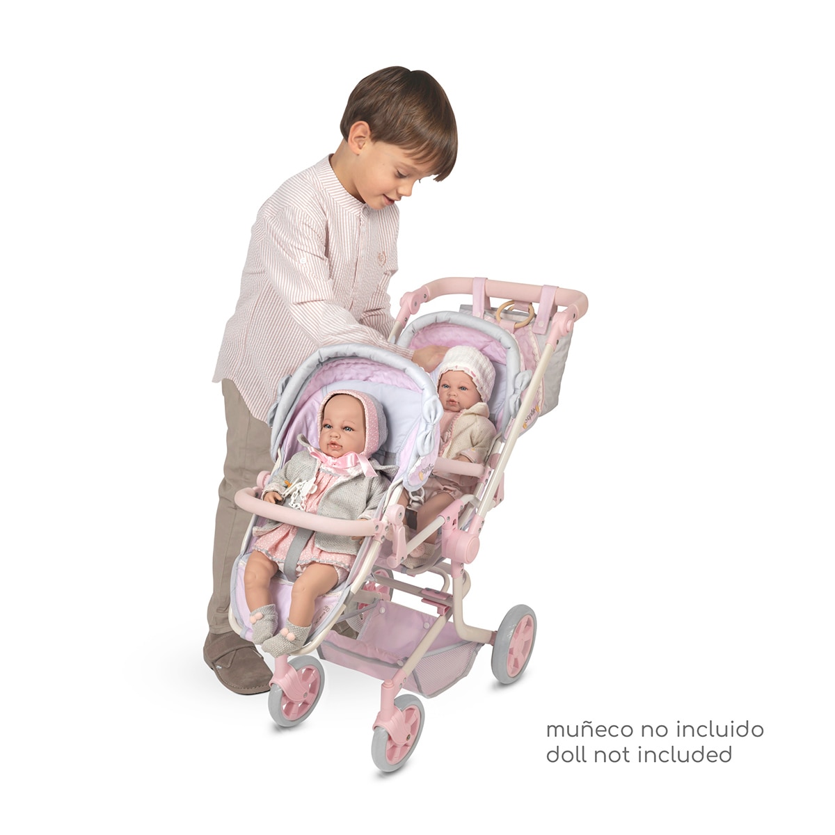Accesorio de muñecas, Silla gemelar de muñecas, multiposicion y plegable Sophie DeCuevas Toys 5