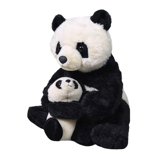 Imagen 0 de Peluche Mamá y Bebé Osos Panda Wild Republic