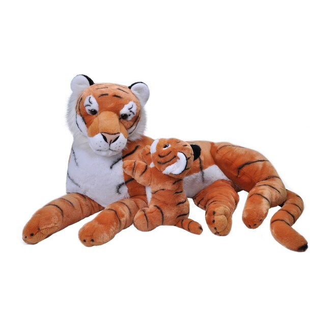 Peluche Grande Mamá y Bebé Tigres Wild Republic