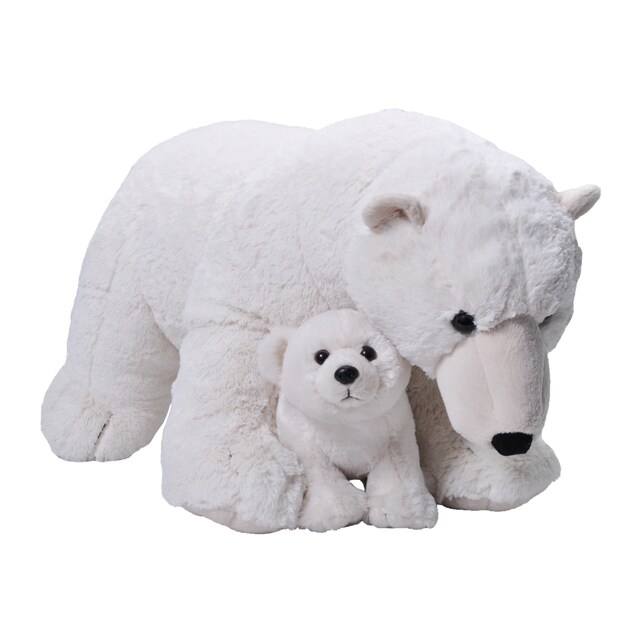 Peluche Grande Mamá y Bebé Osos Polares Wild Republic
