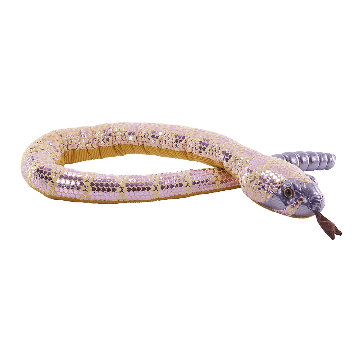 Imagen 0 de Peluche 137 cm Fantasía Serpiente de cascabel brillos Wild Republic