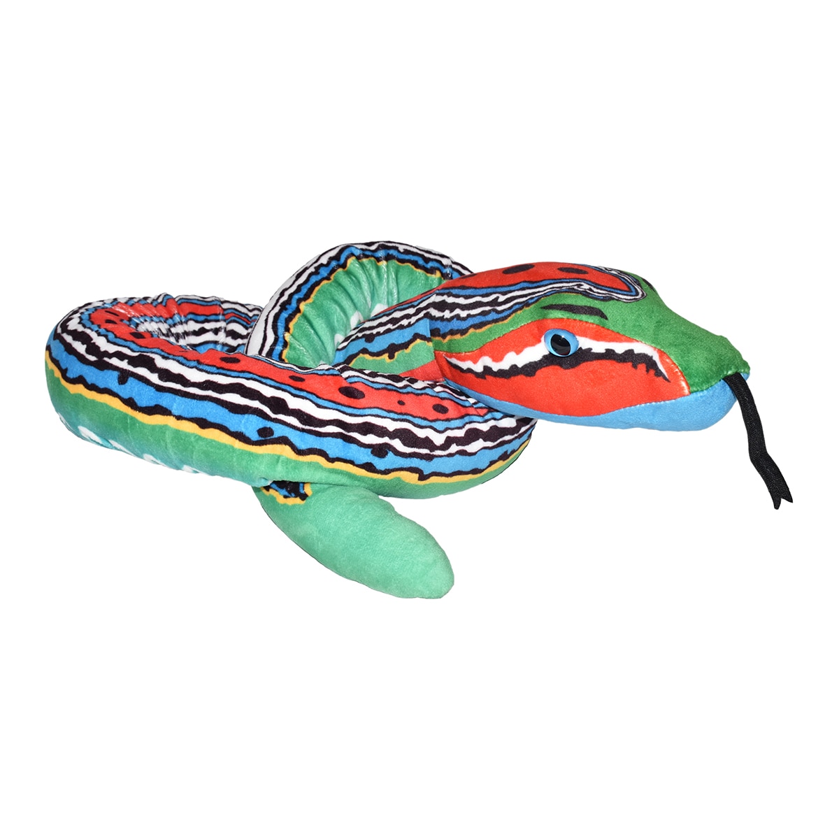 Imagen 0 de Peluche 137 cm Serpiente fantasía colores Wild Republic