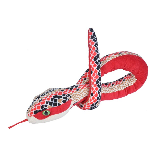 Peluche 137 cm Serpiente escamas rojas Wild Republic