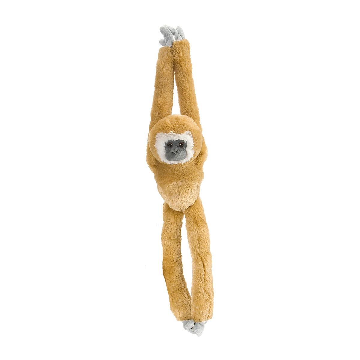 WILD REPUBLIC - Peluche 51 cm Mono gibón de manos blancas Wild Republic