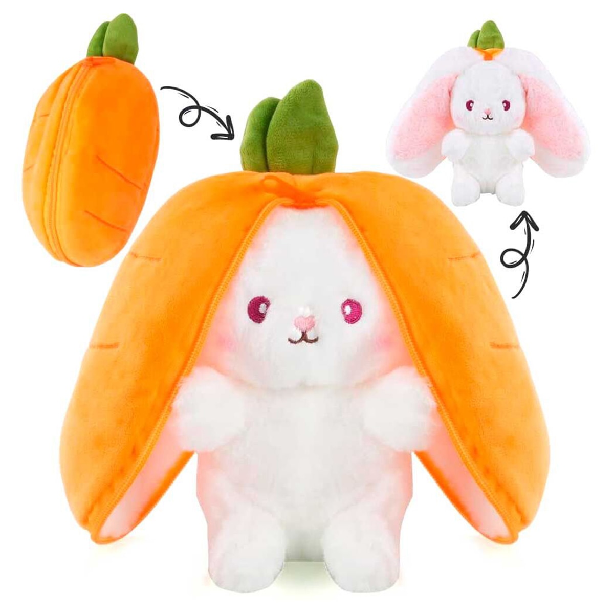 Peluche 30 cm Conejo Reversible Classic Revolution 4