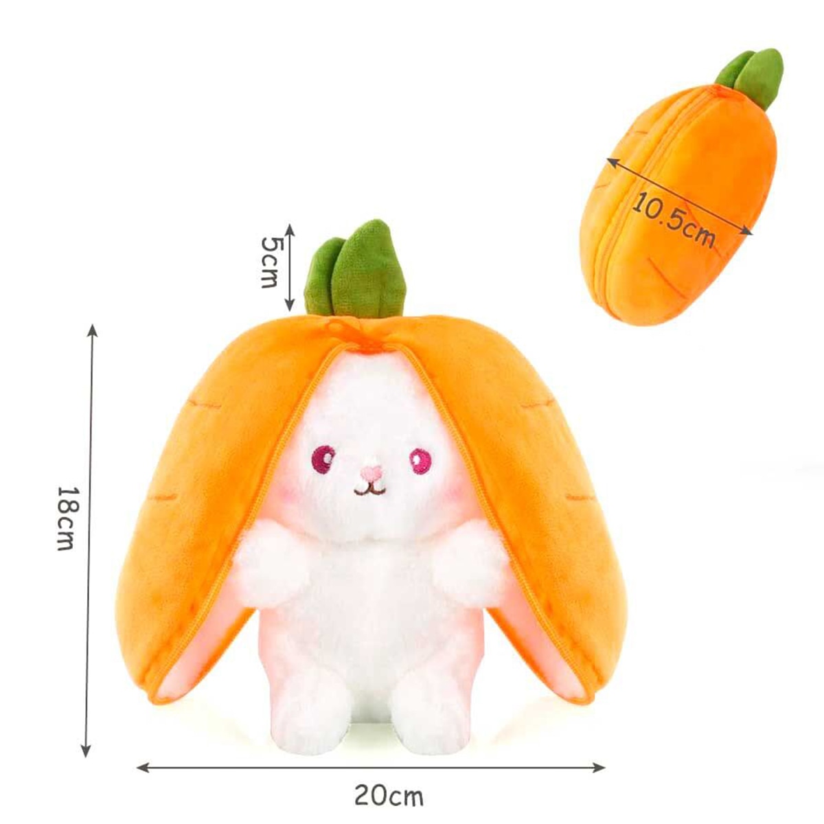 Peluche 30 cm Conejo Reversible Classic Revolution 6