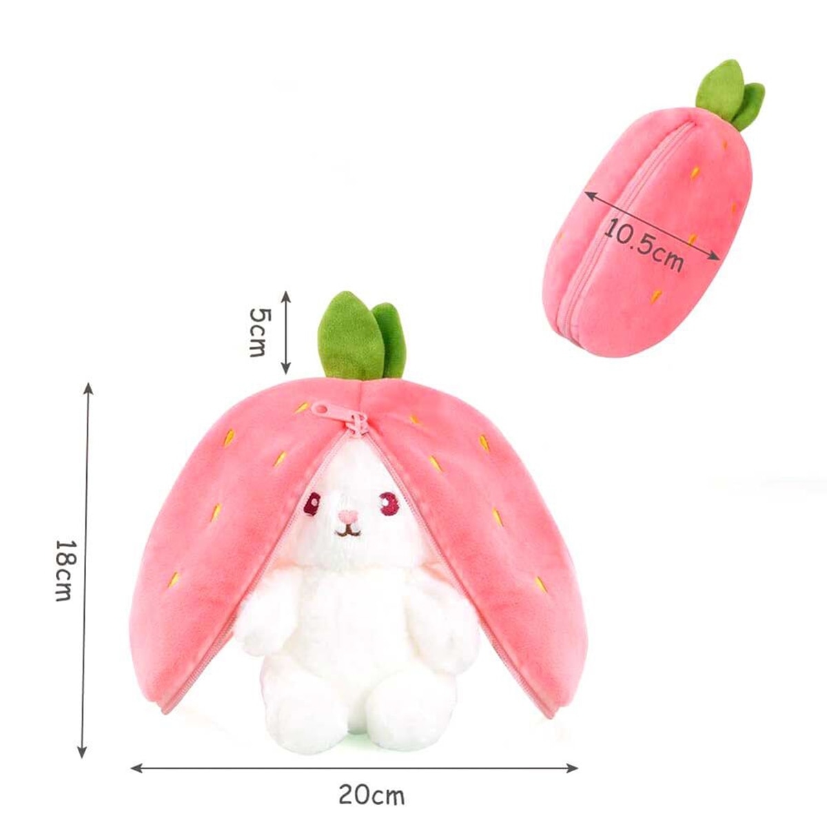 Peluche 30 cm Conejo Reversible Classic Revolution 7
