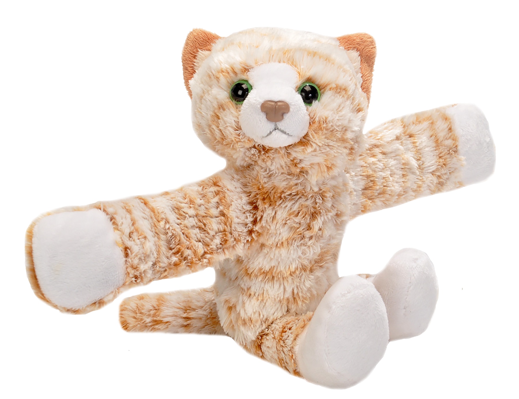 Peluche Pulsera Gato Naranja Wild Republic 1