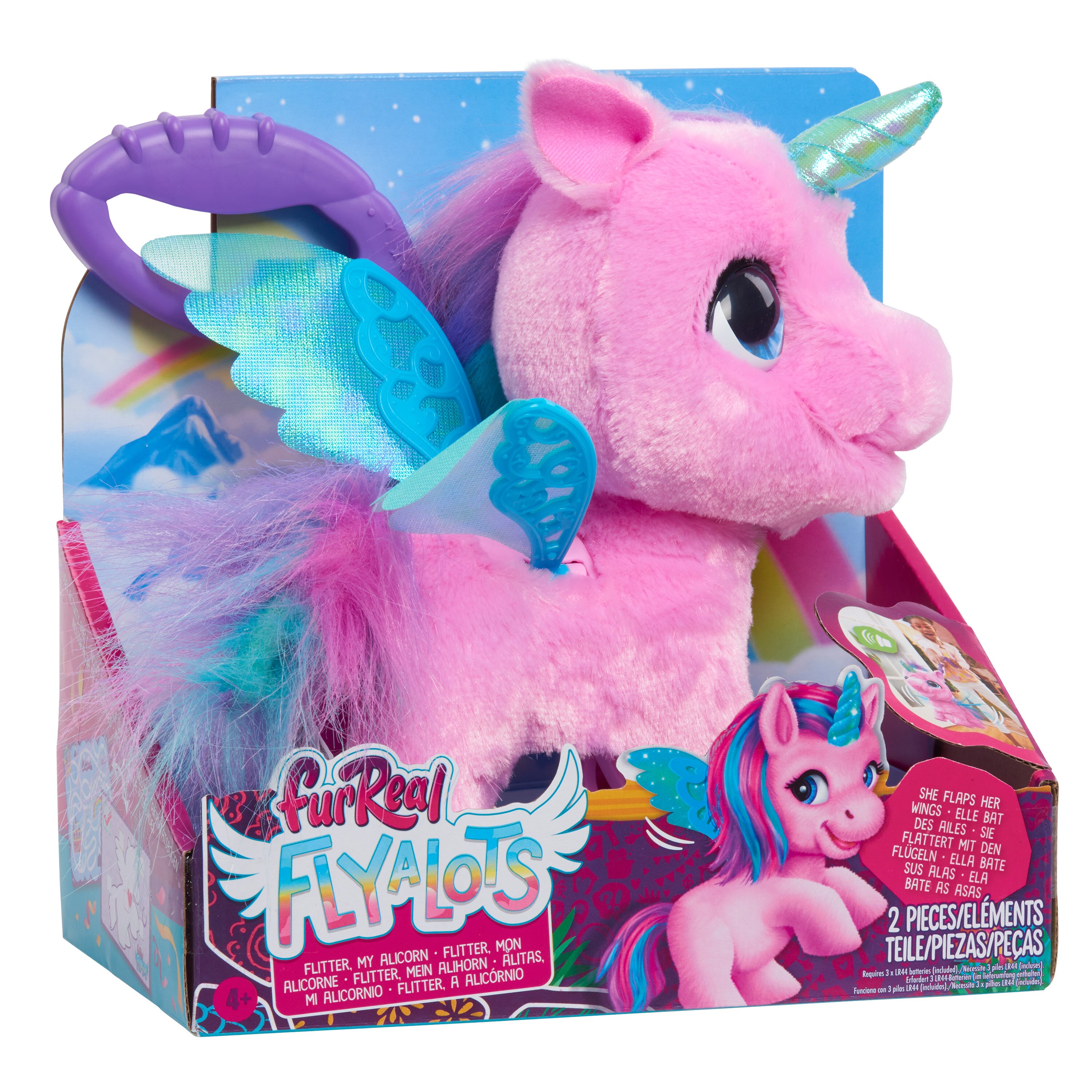 Peluche interactivo FurReal Fly-A-Lots Alicorn Just Play 2