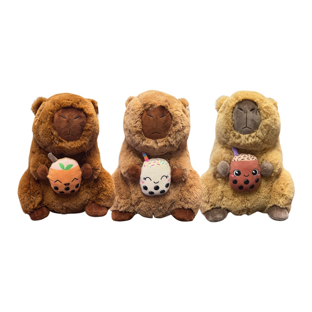 Imagen 0 de Peluche 32 cm Bubble Tea Capybara modelos surtidos
