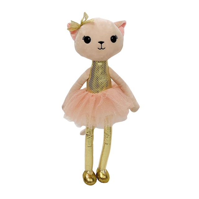 Imagen 0 de Peluche Gatita Sofia Navidad Dorada Mi Bosque Encantado