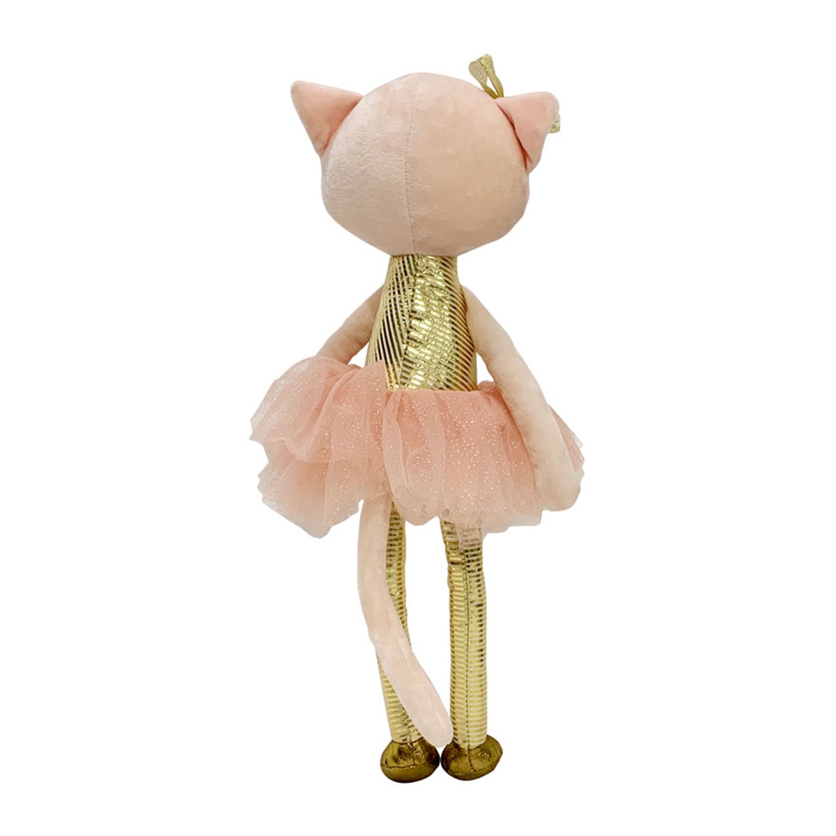 Peluche Gatita Sofia Navidad Dorada Mi Bosque Encantado 3