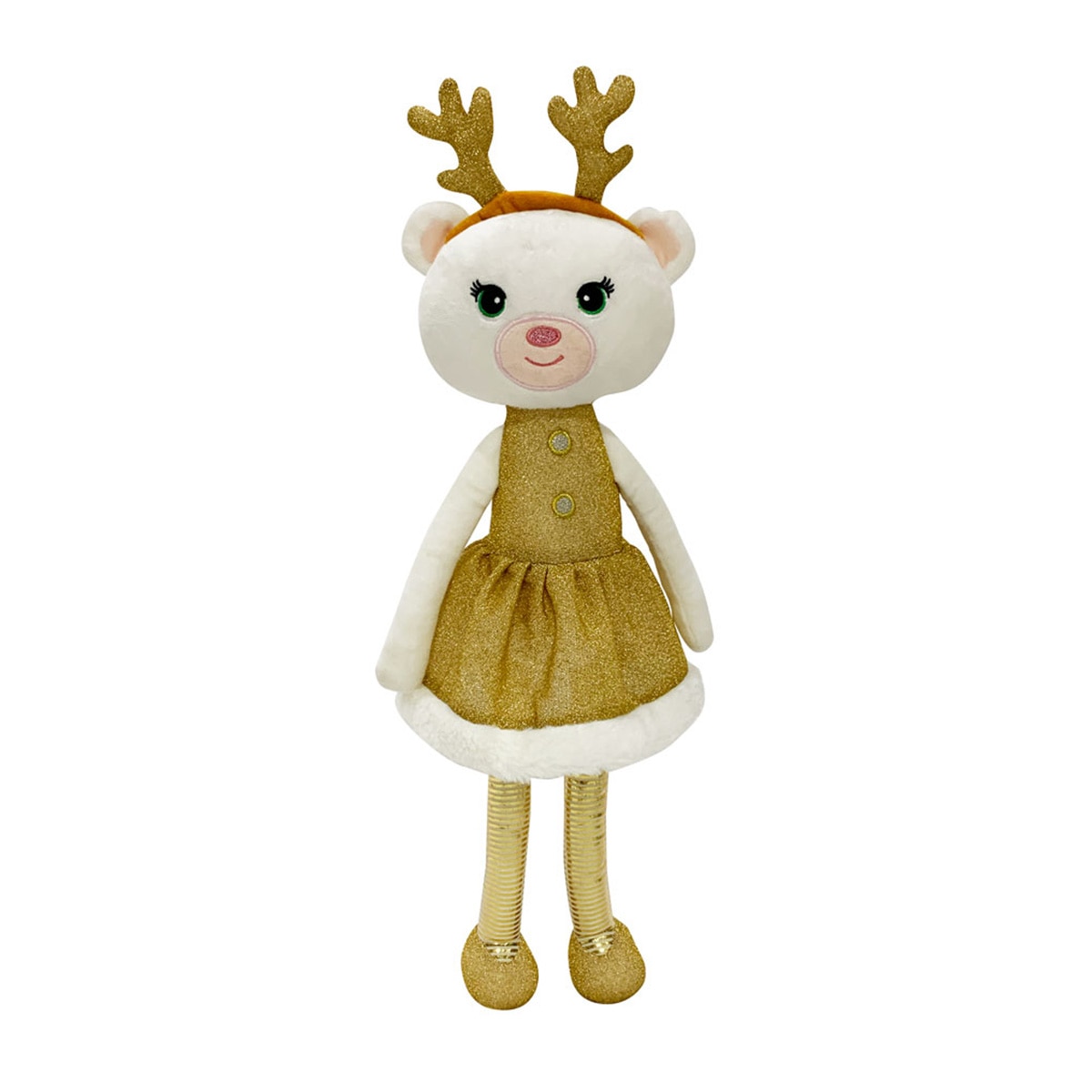 Imagen 0 de Peluche Osita Agus Navidad Dorada Mi Bosque Encantado