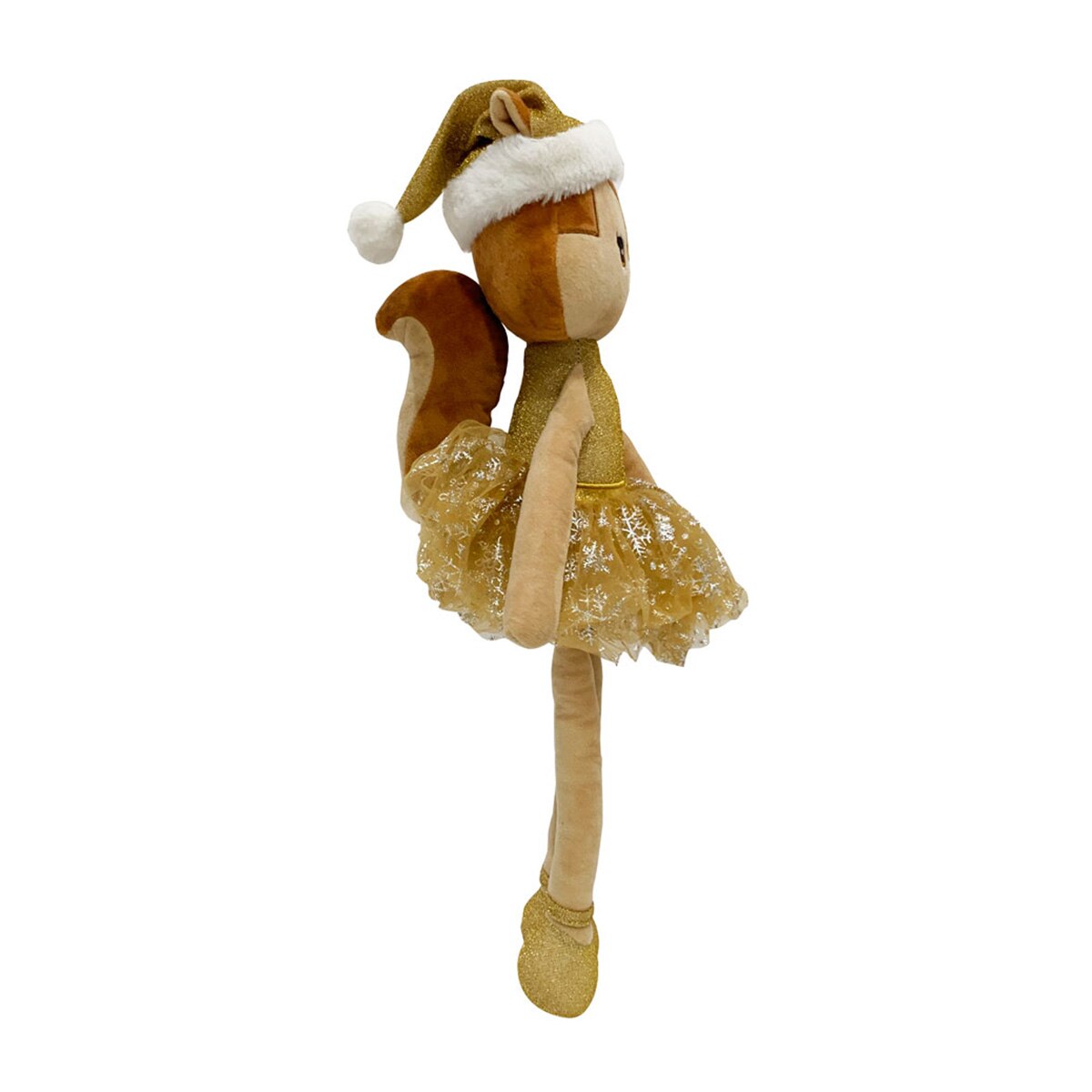 Peluche Ardilla Vale Navidad Dorada Mi Bosque Encantado 2