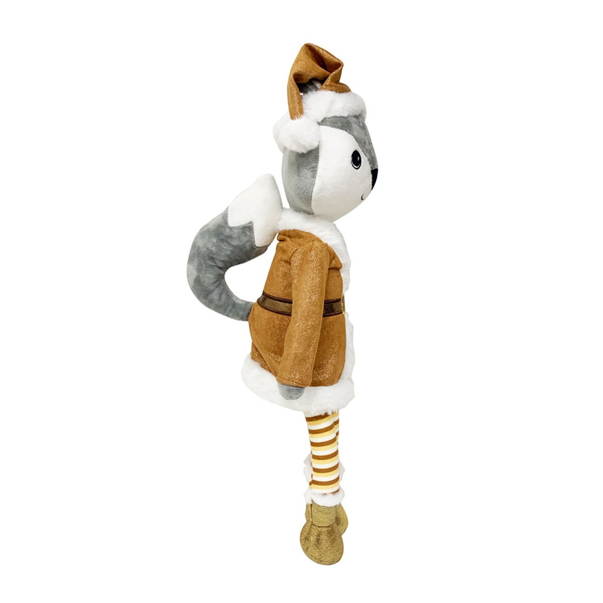 Peluche Lobo Tomas Navidad Dorada Mi Bosque Encantado 2
