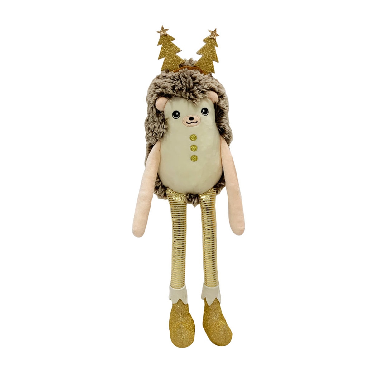 Imagen 0 de Peluche Erizo Nicolas Navidad Dorada Mi Bosque Encantado