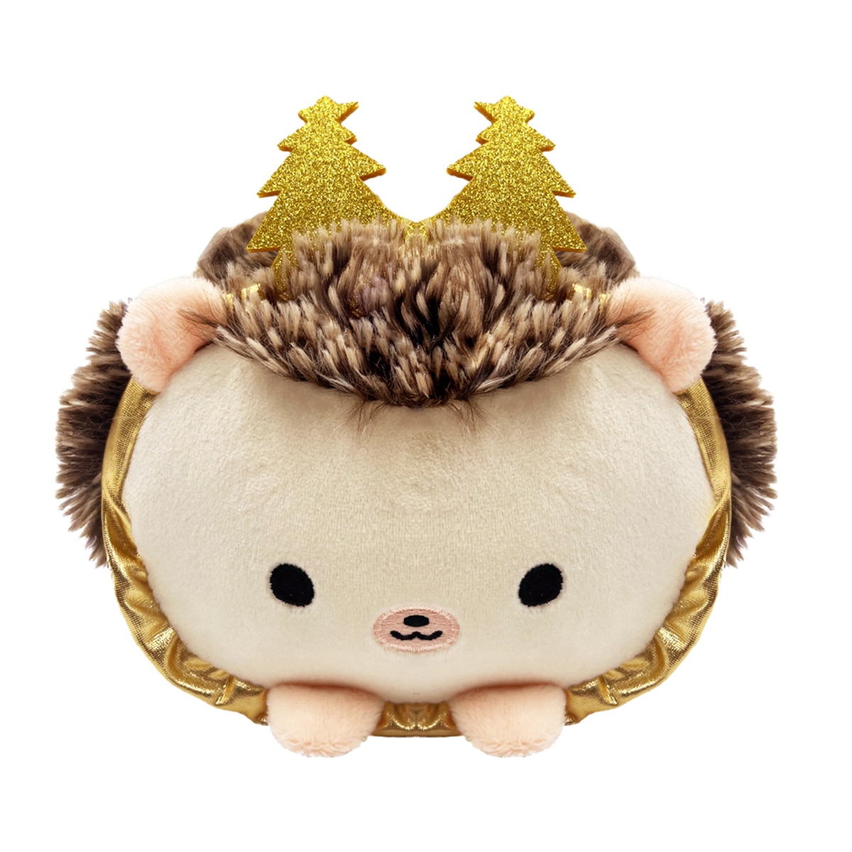 Imagen 0 de Peluche Mellow Erizo Nicolas  Navidad Dorada Mi Bosque Encantado