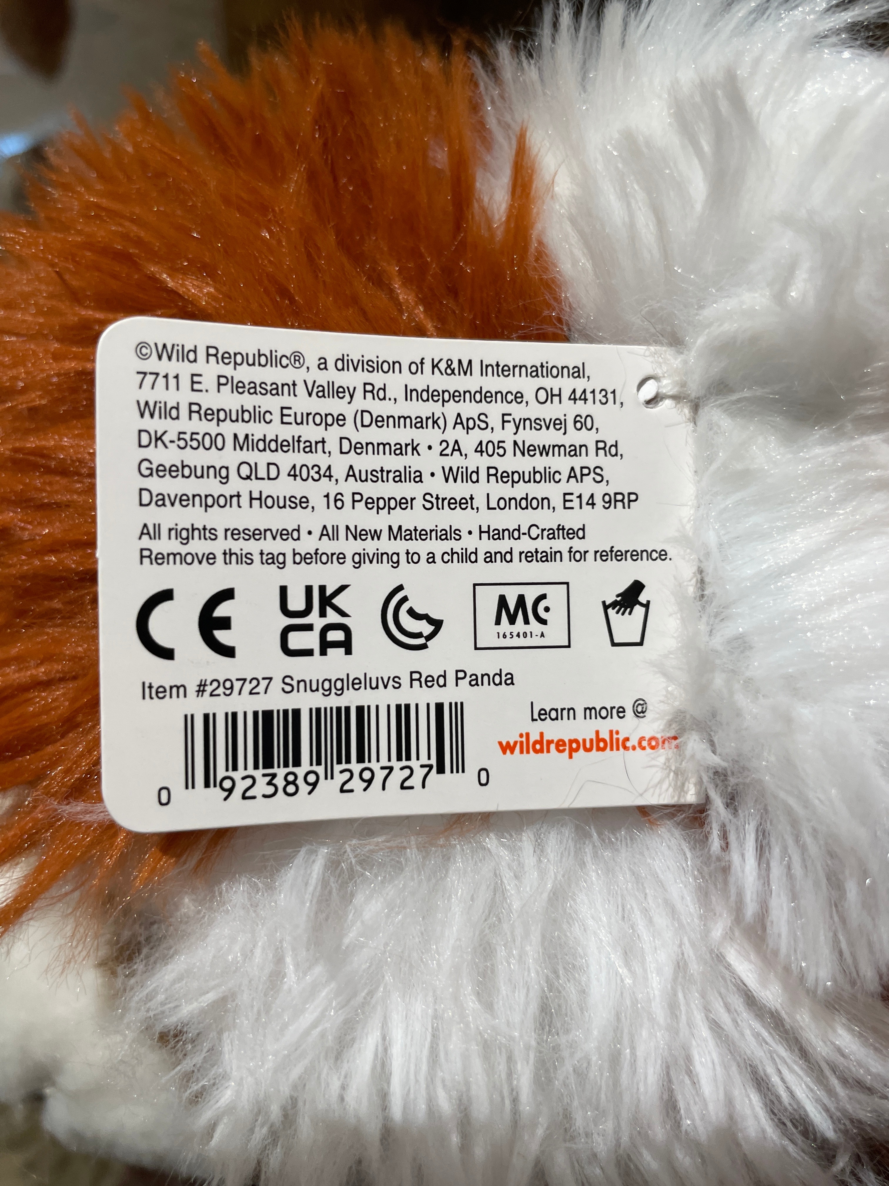 Peluche Rechoncho Panda Rojo WILD REPUBLIC · WILD REPUBLIC · El