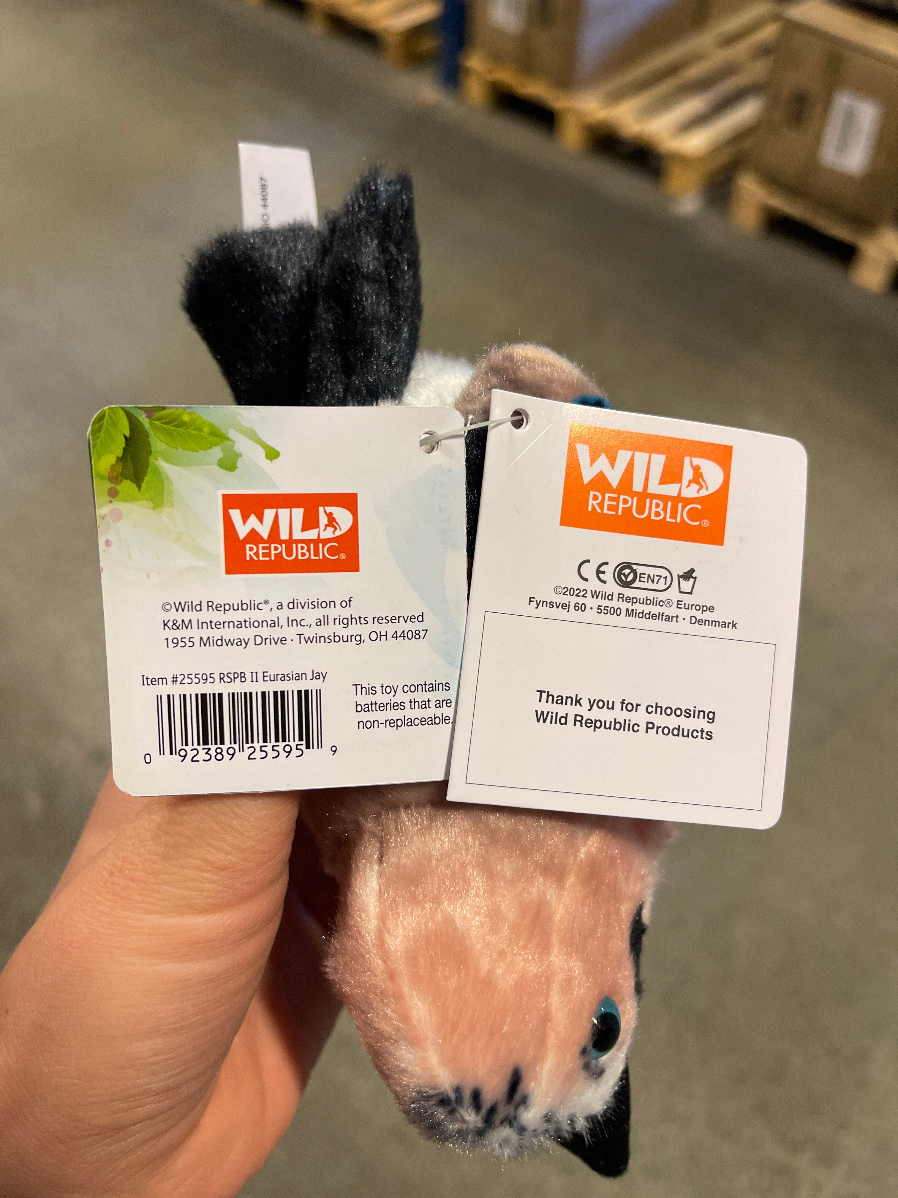 Peluche pájaro Arrendajo WILD REPUBLIC 2