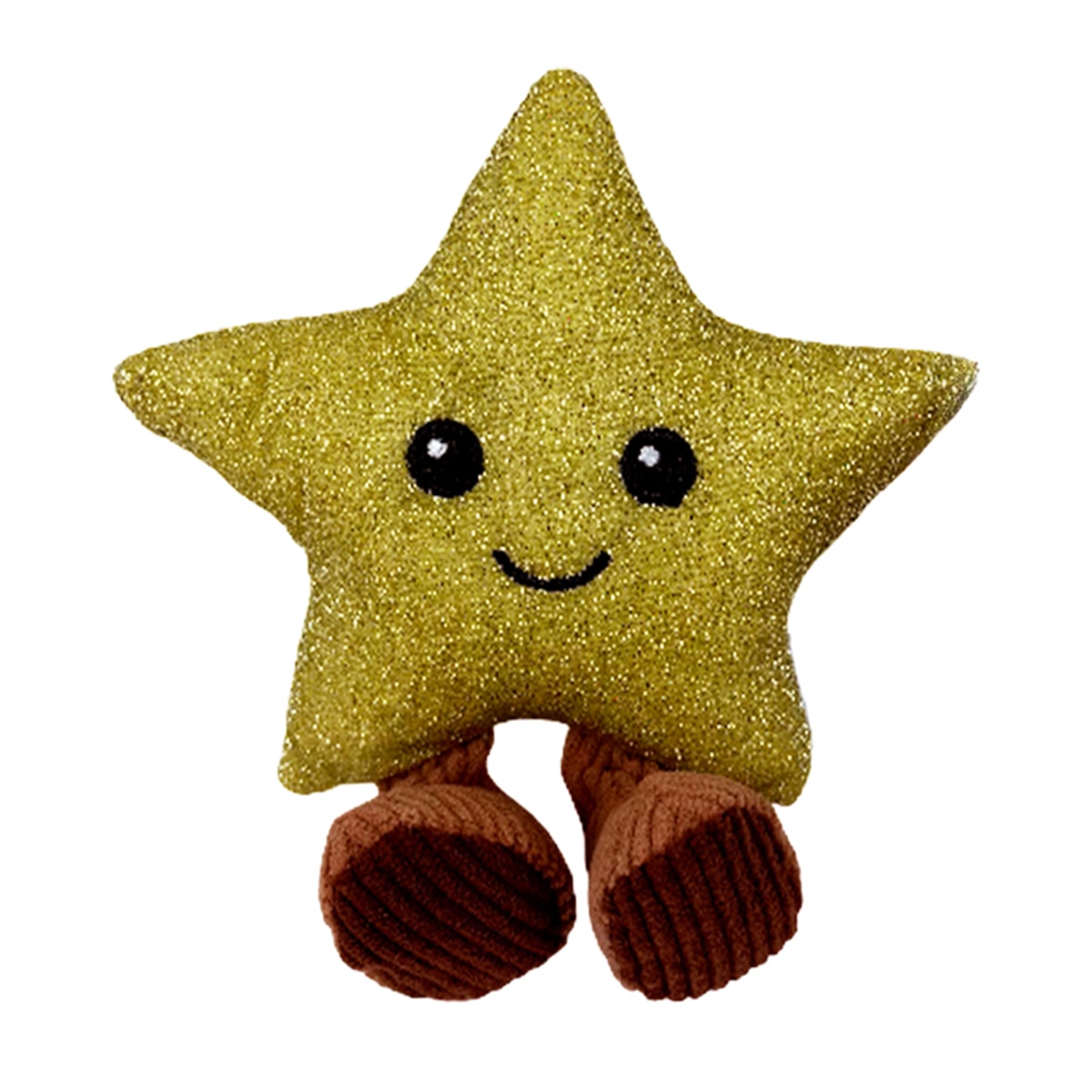 Imagen 0 de Peluche Estrella Navidad Dorada Pana Plushmania
