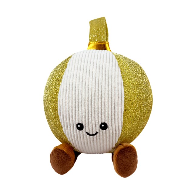Imagen 0 de Peluche Esfera de Navidad Dorada Pana Plushmania