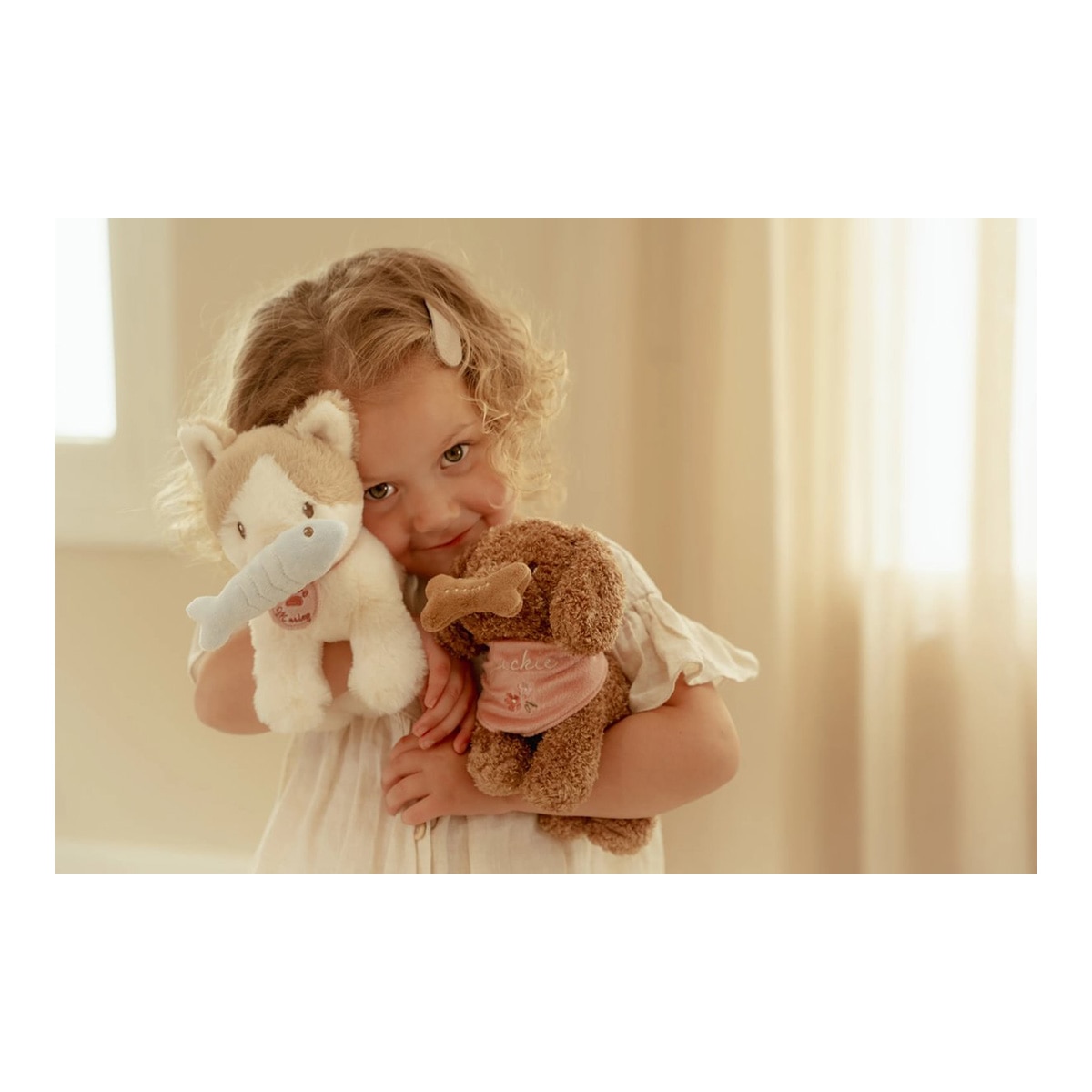 Peluche Perrito Jackie con bolsa Little Dutch 6