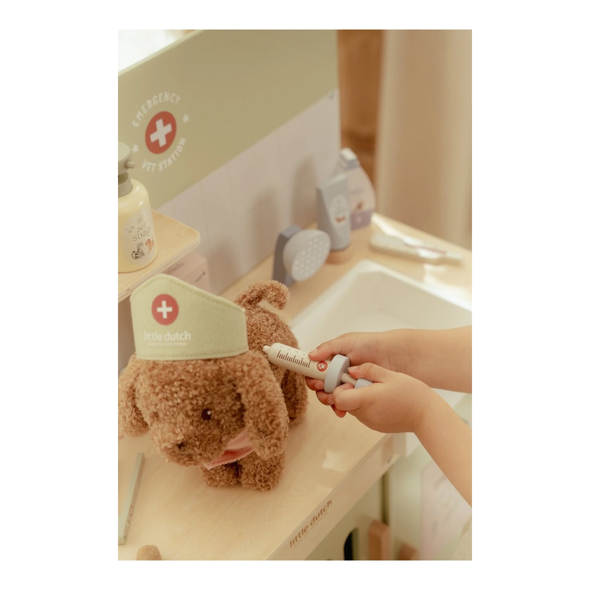 Peluche Perrito Jackie con bolsa Little Dutch 8