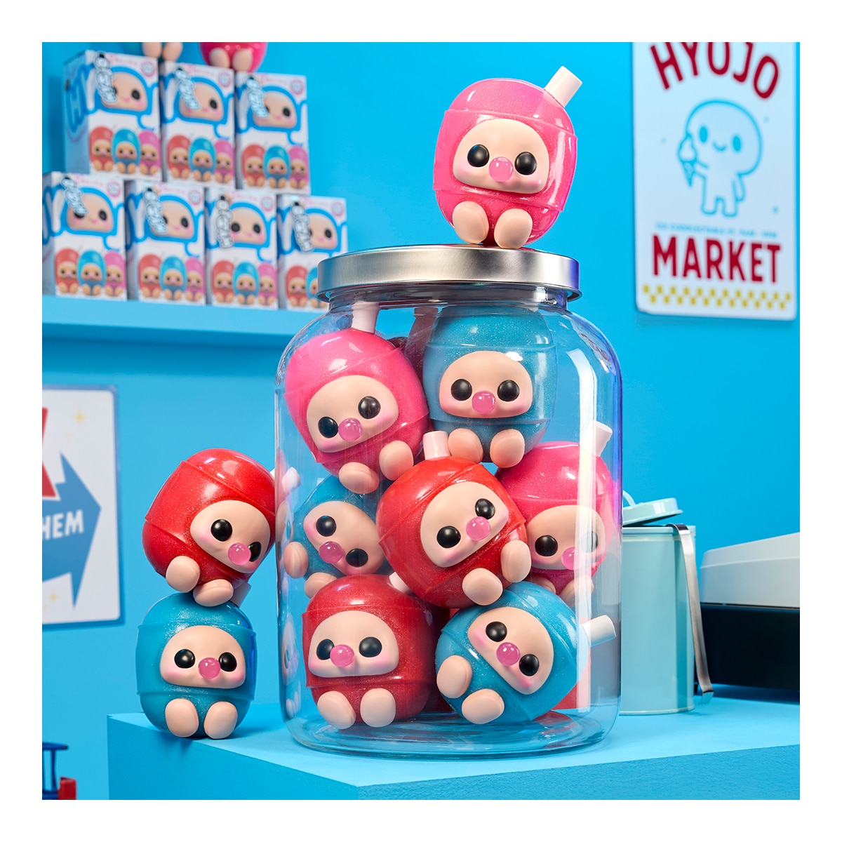 Caja sorpresa Muñeco peluche Hyojo MGA 6