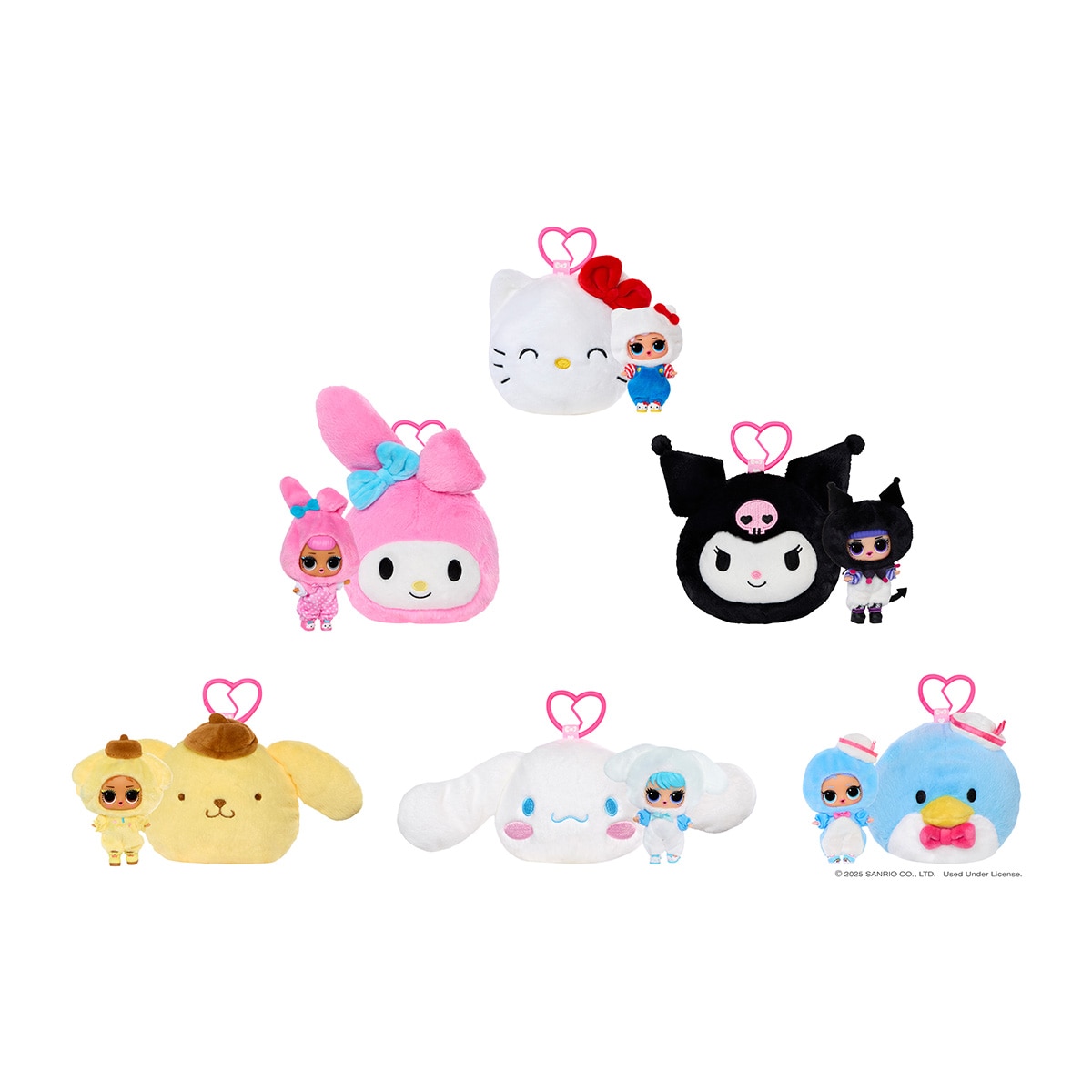 Imagen 0 de Bola sorpresa Peluche reversible L.O.L Hello Kitty MGA