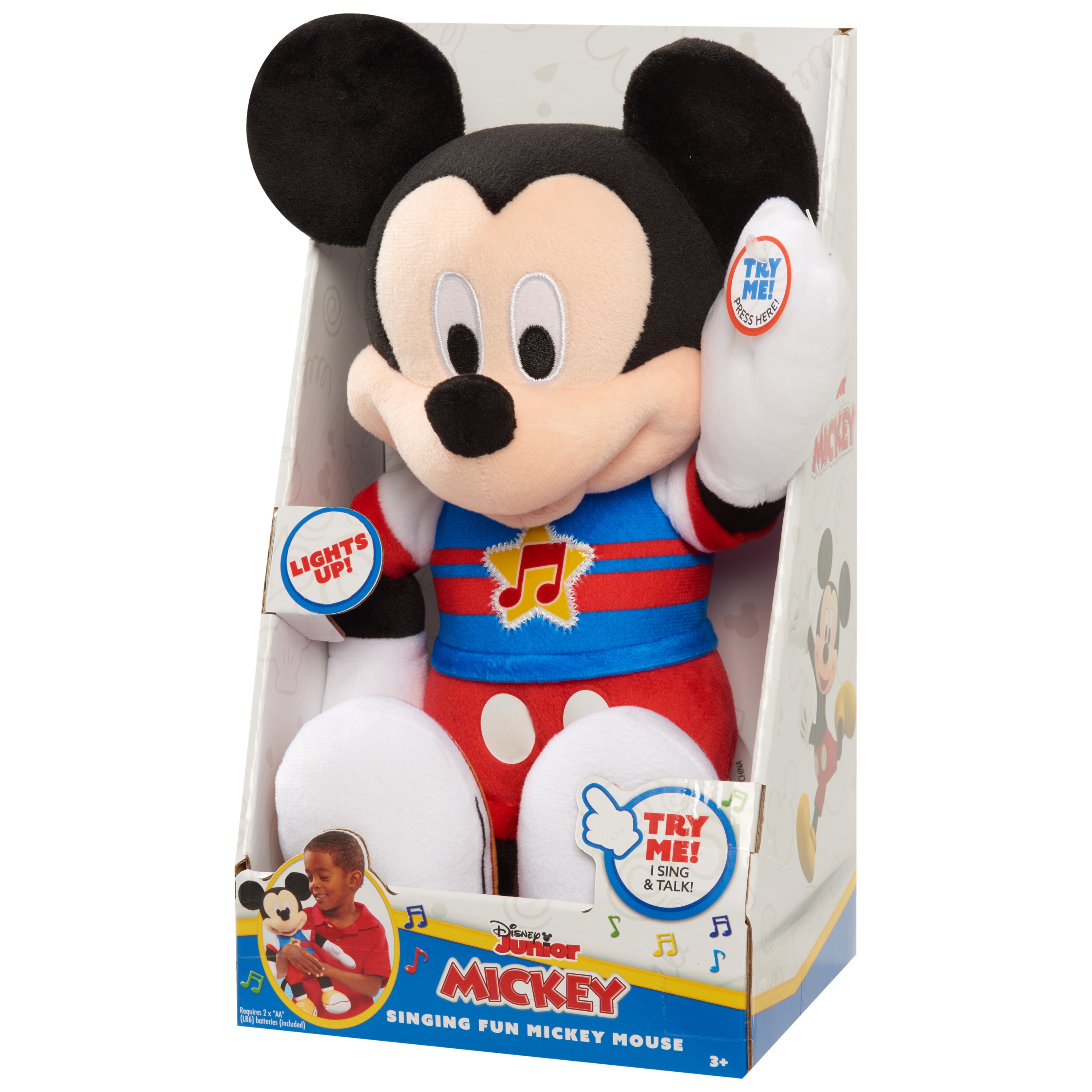 Peluche Mickey Cantarín Disney Just Play 3