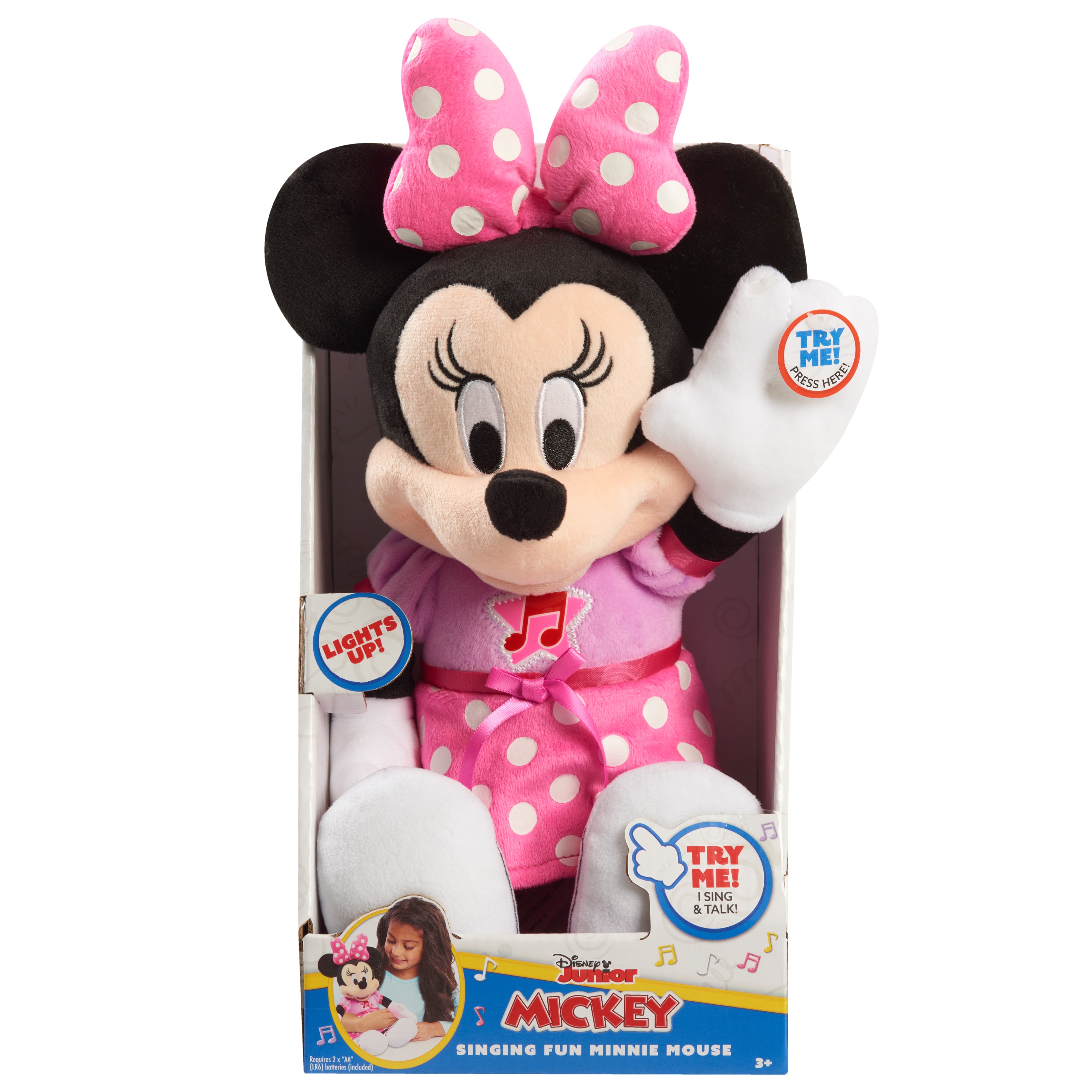 Peluche Minnie Cantarín Disney Just Play 2
