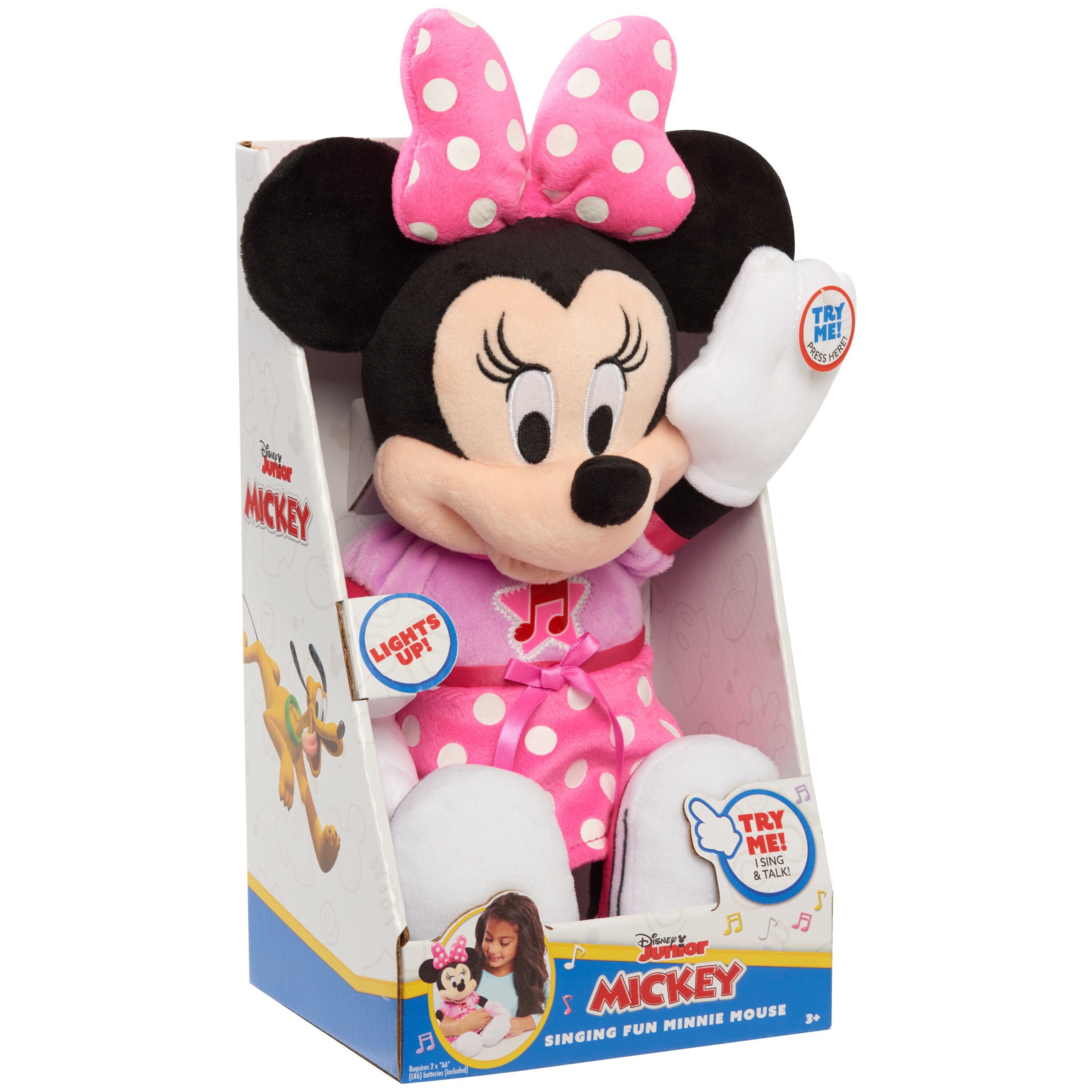 Peluche Minnie Cantarín Disney Just Play 4