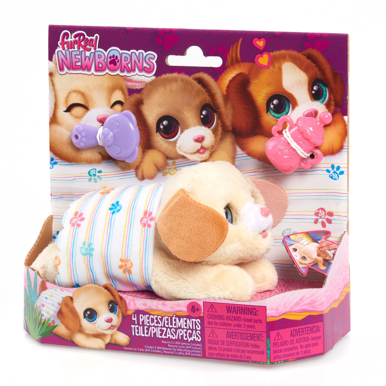 Peluches interactivos FurReal Newborns Modelos surtidos 3