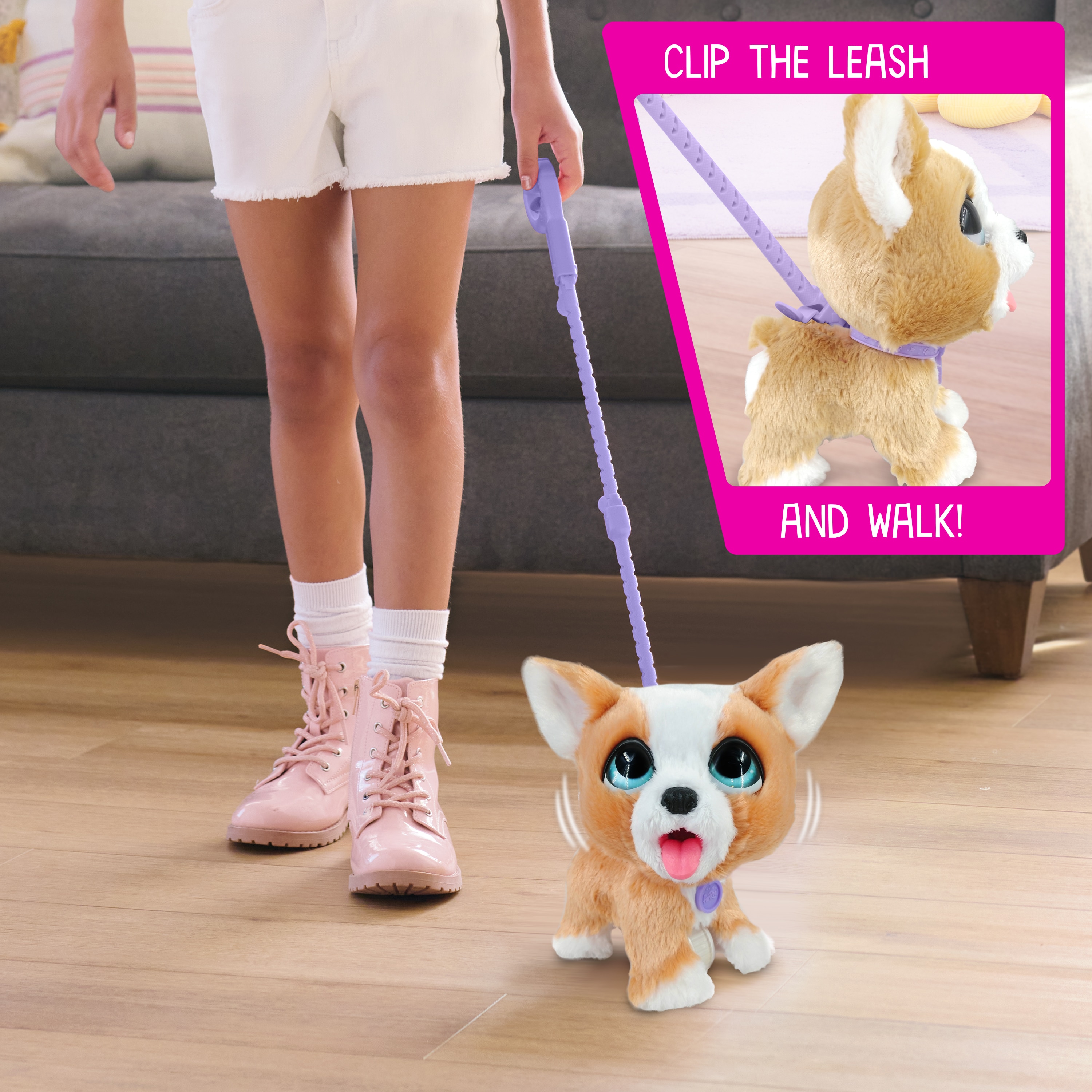 Peluche interactivo FurReal Corgi Poopalots 8