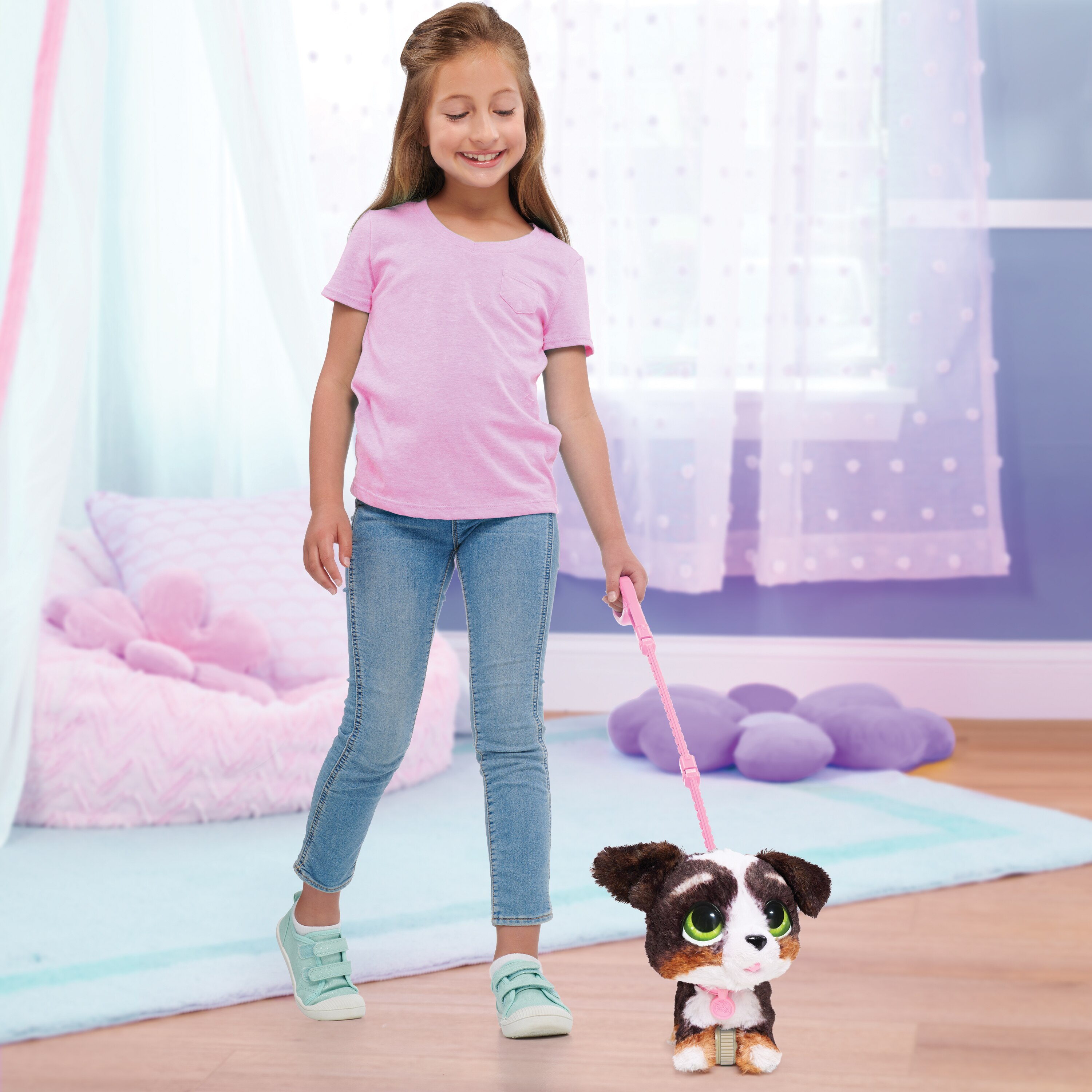 Peluche interactivo FurReal Walkalots Bernadoodle 2