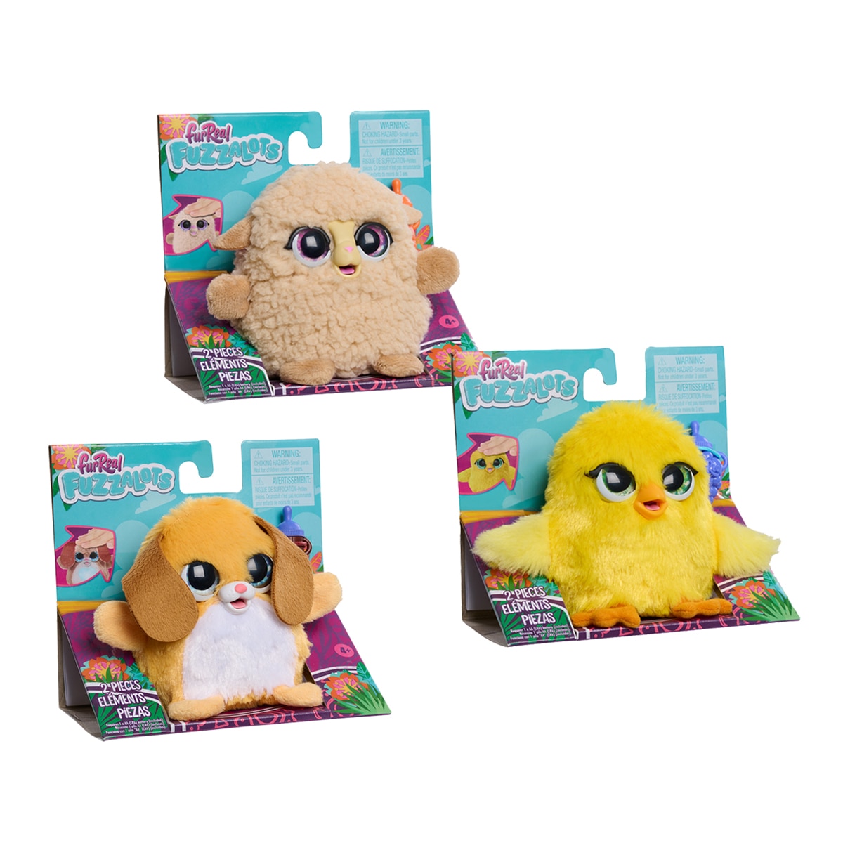 Imagen 0 de Peluches interactivos FurReal Fuzzalots Modelos surtidos