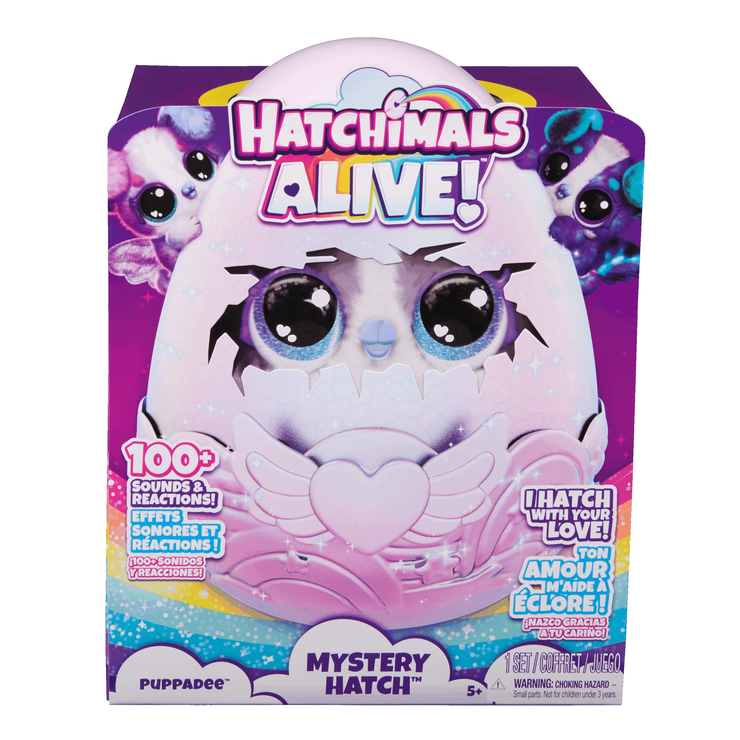 Peluche interactivo Hatchimals Puppdee 3