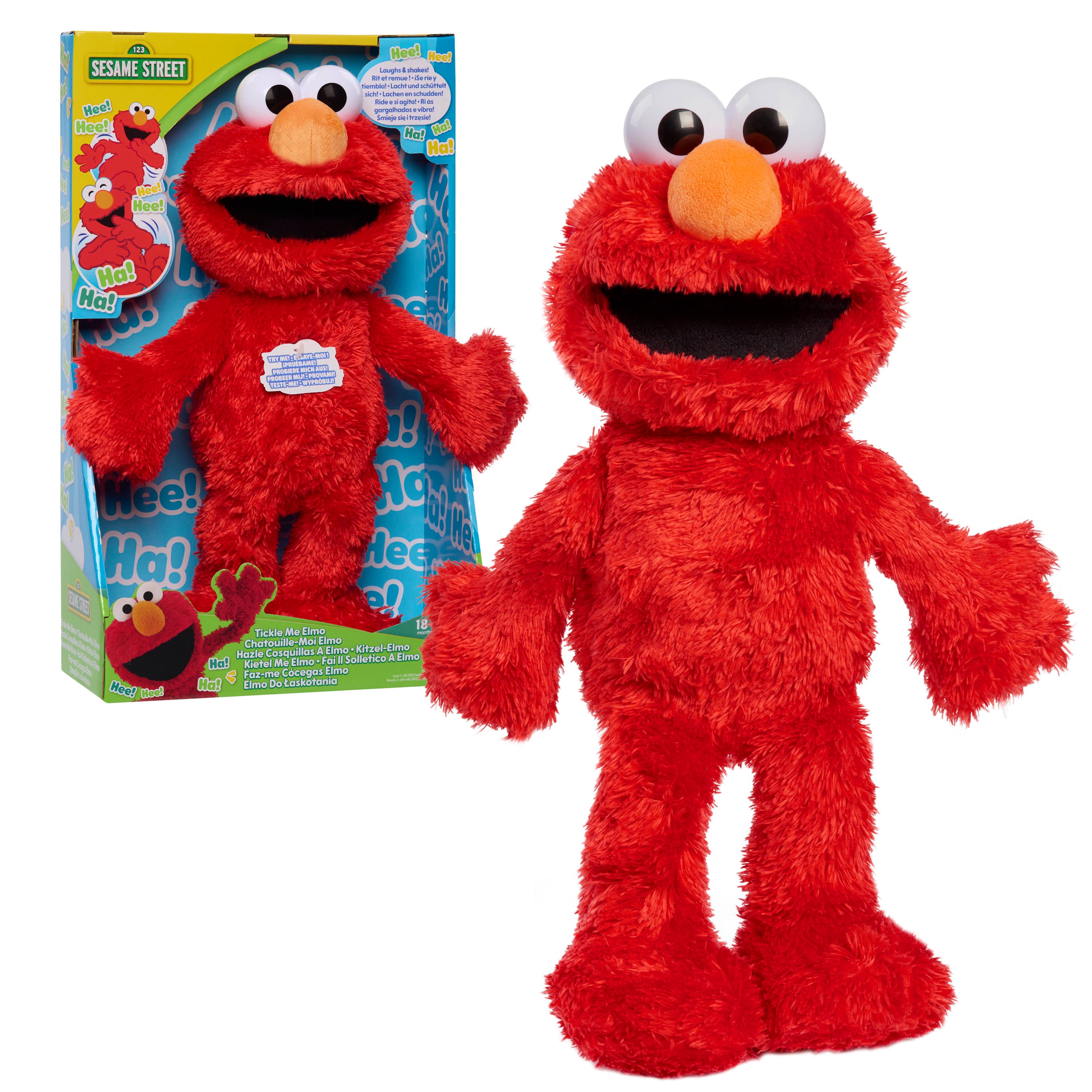 Peluche interactivo 35 cm Elmo Hazme Cosquillas Sesame Street Just Play 2