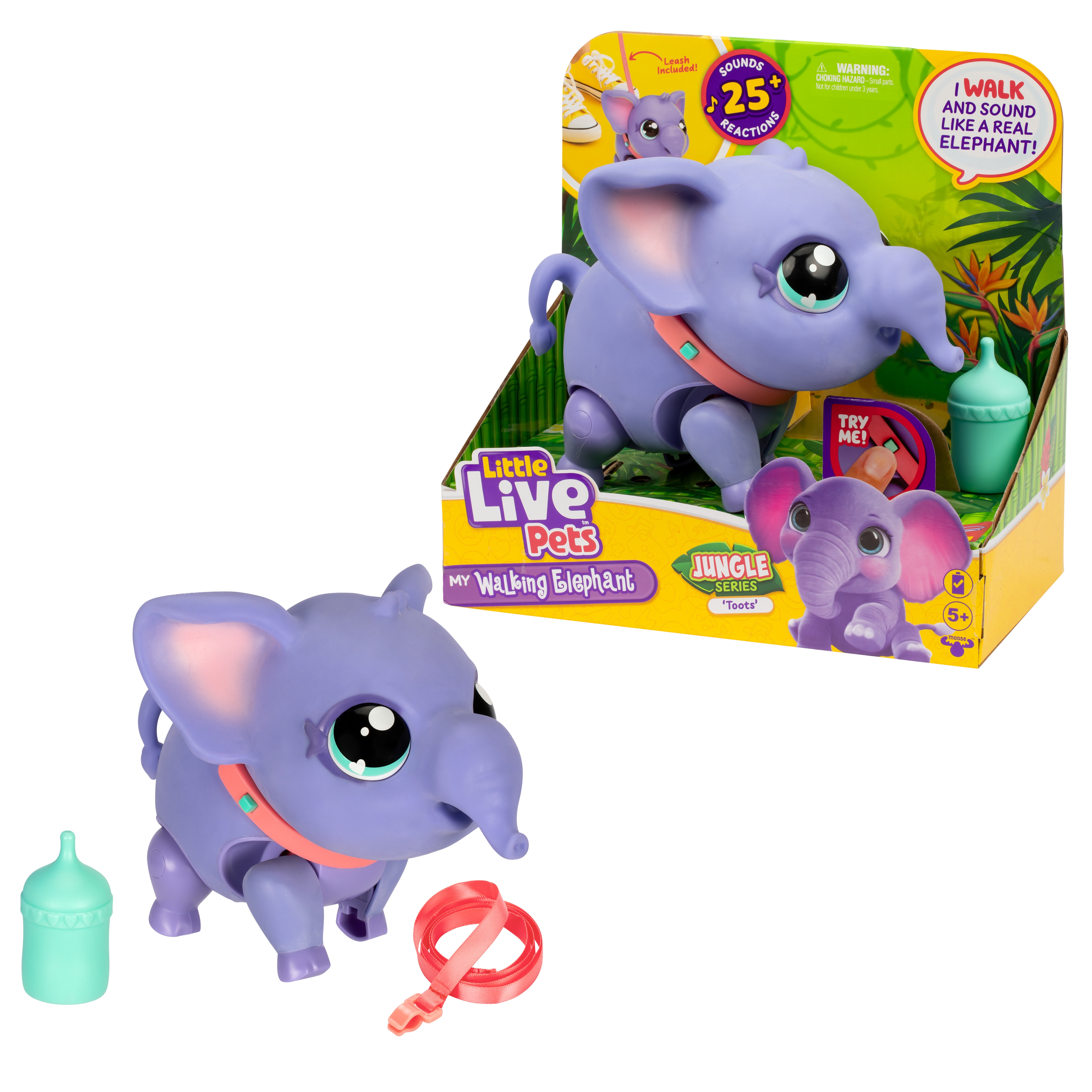 Peluche interactivo My Walking Elephant Little Live Pets 4