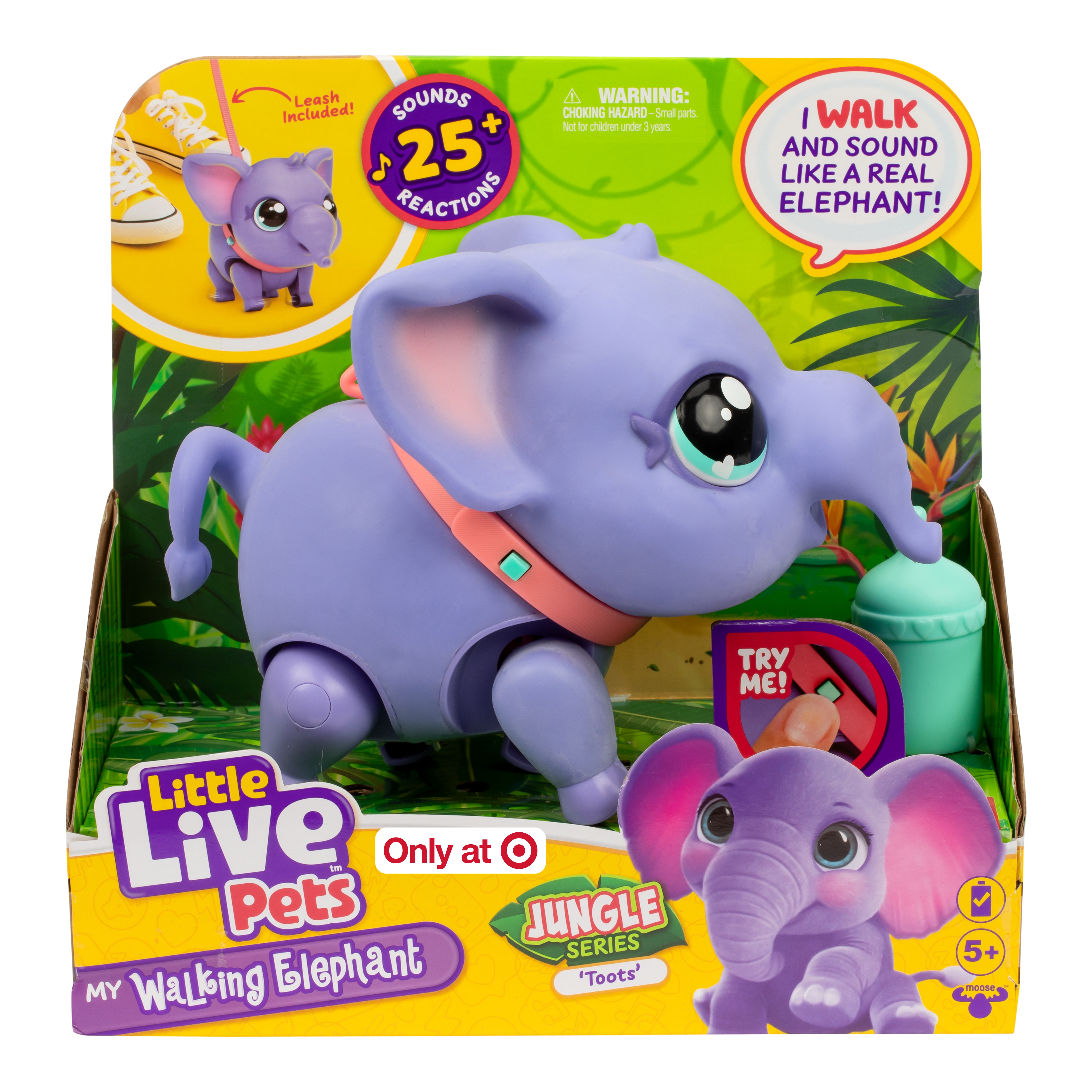 Peluche interactivo My Walking Elephant Little Live Pets 5