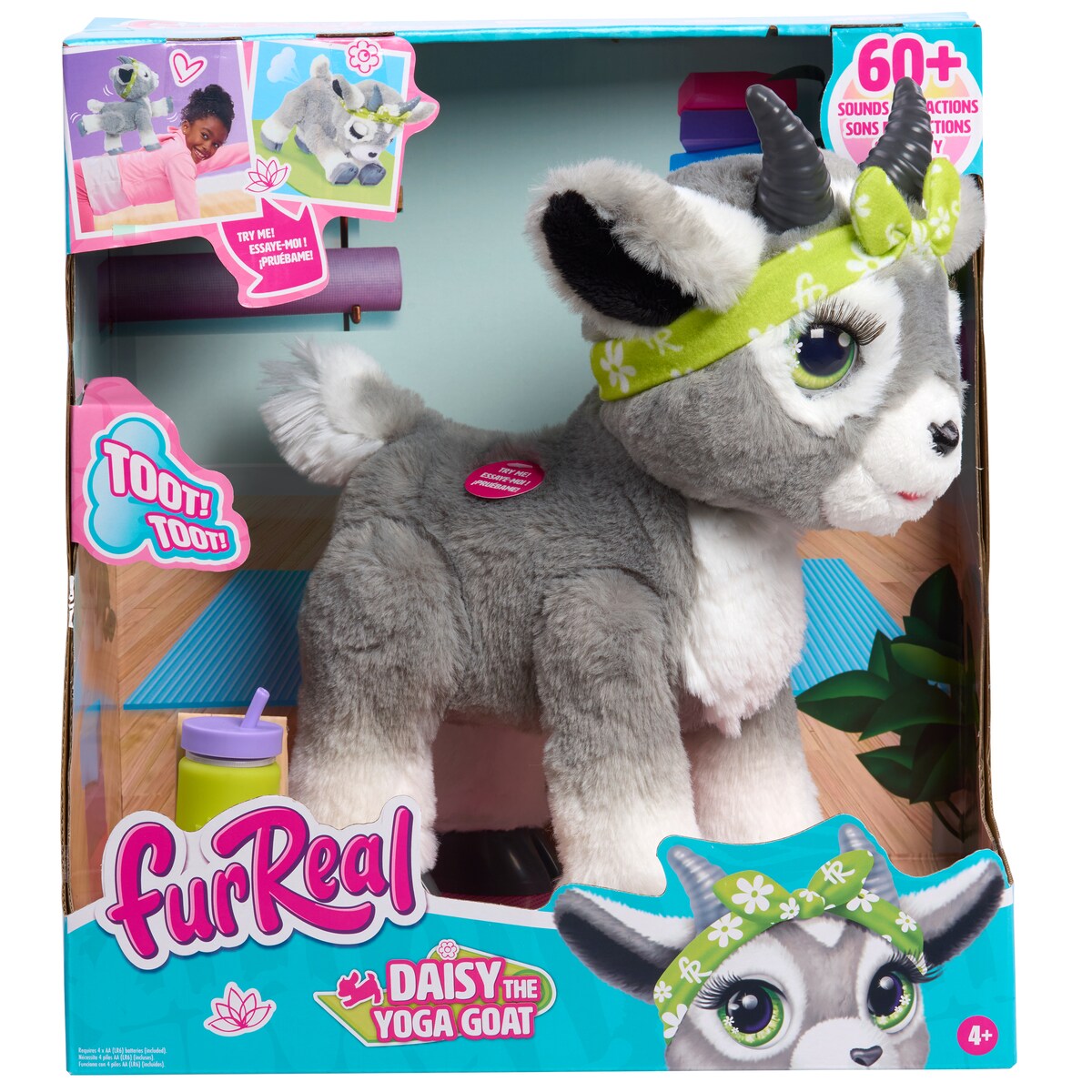 Peluche interactivo Daisy the Yoga Goat FurReal · FURREAL FRIENDS